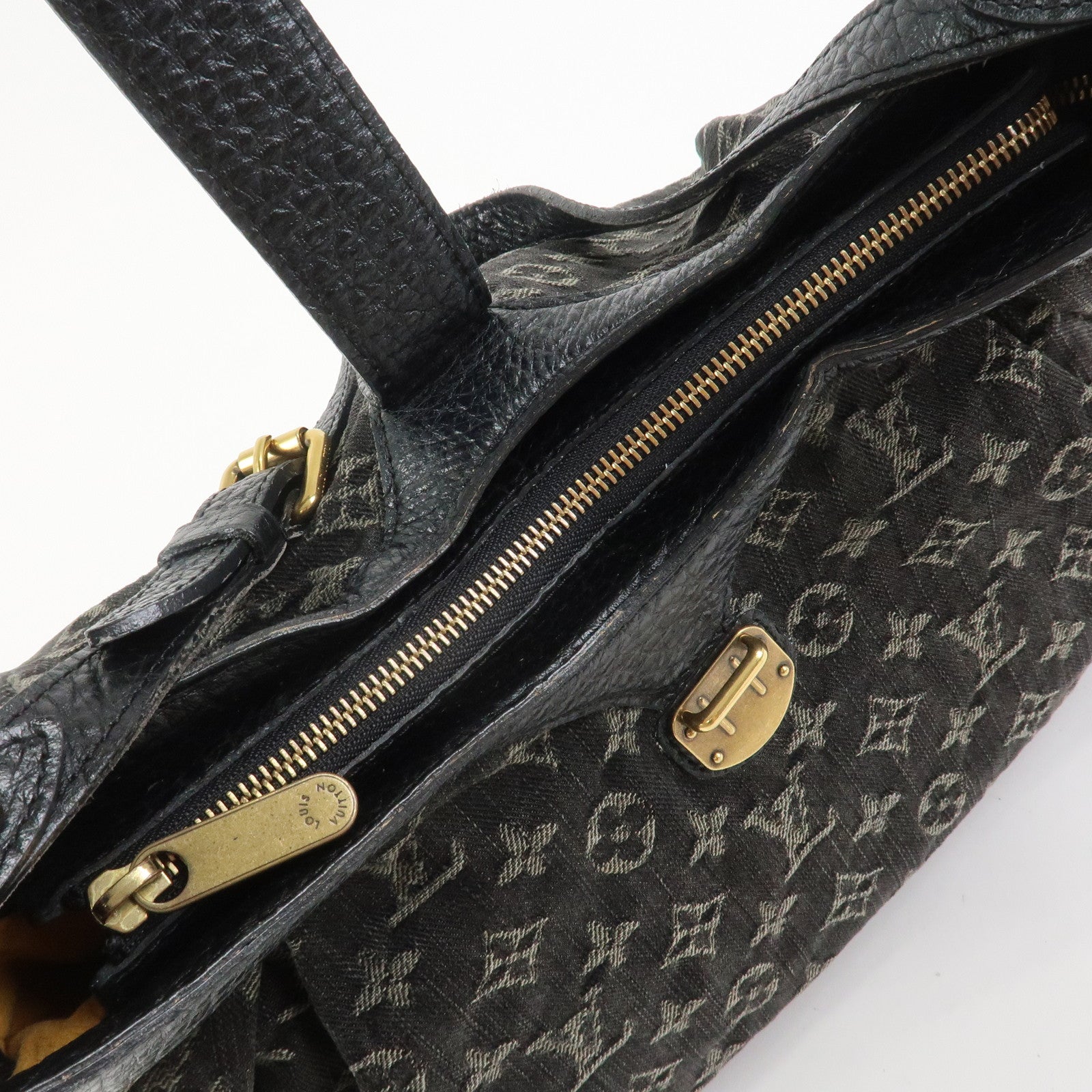 Louis Vuitton Monogram Denim Monogram denim Leather XS Style