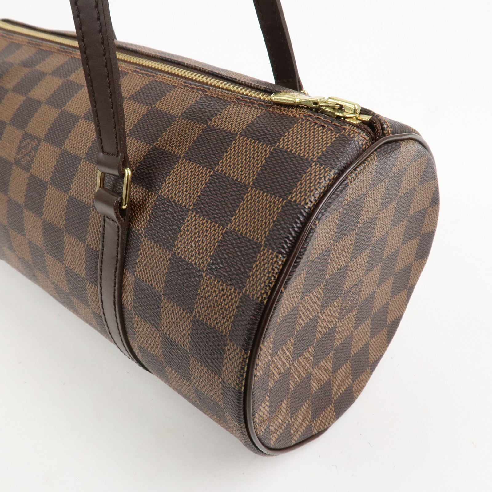 Louis Vuitton Damier Ebene Papillon 30 Hand Bag Brown N51303