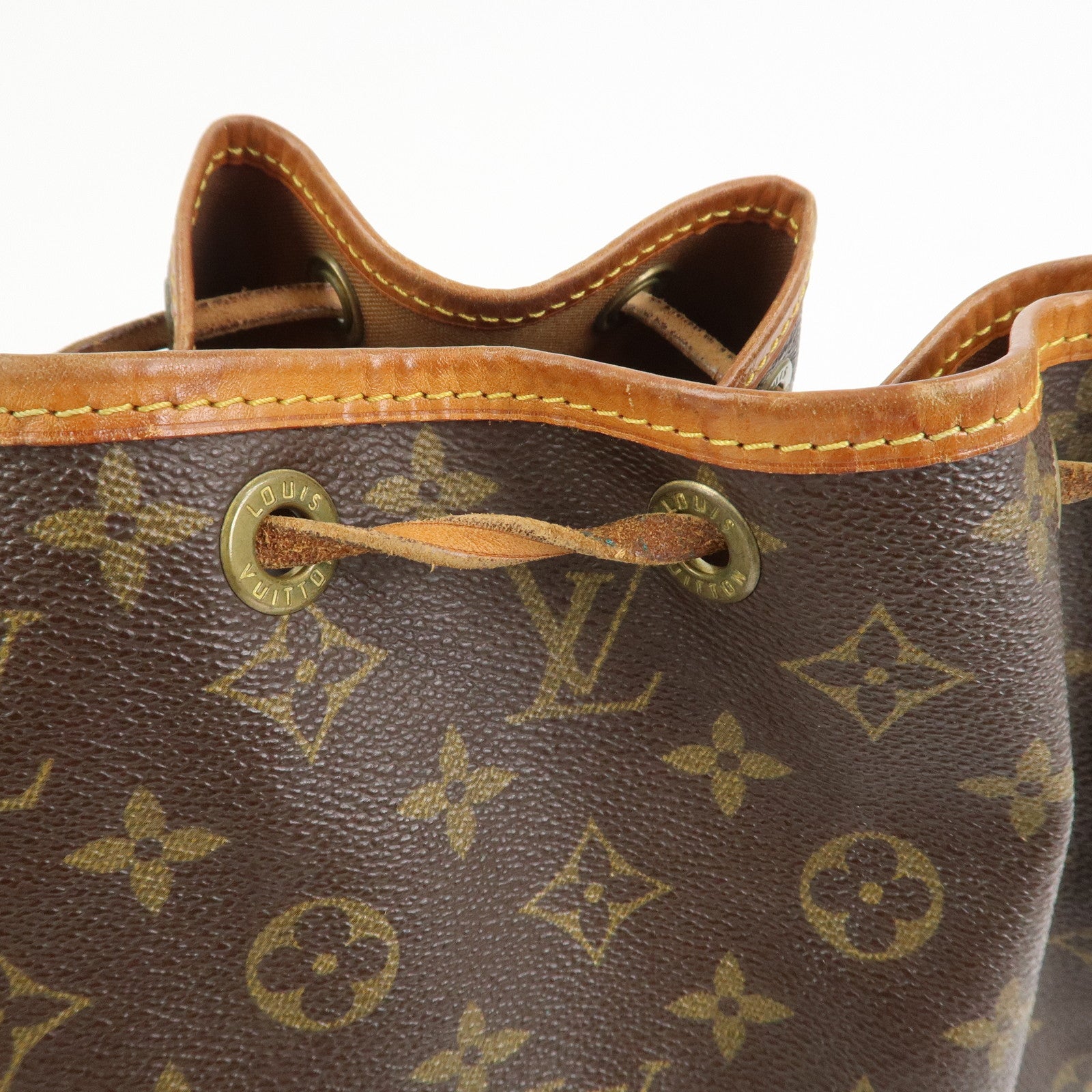 Louis Vuitton Monogram Canvas Petit Noe Shoulder Bag Brown M42226