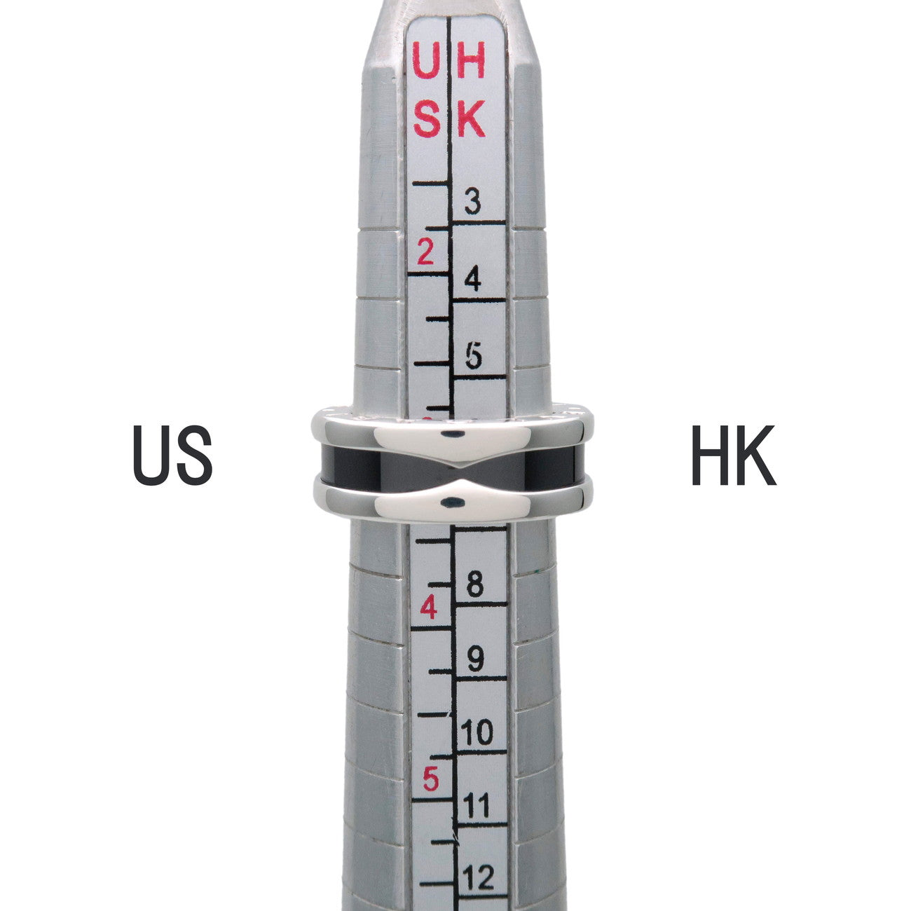 BVLGARI B-Zero1 Save the Children Ring SV925 Black Ceramic #45 US3