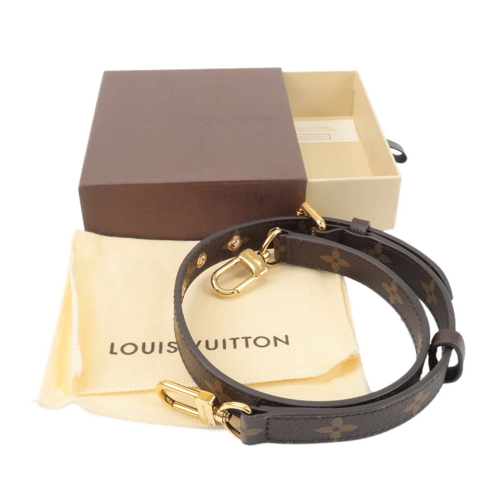 Louis Vuitton Monogram Canvas Adjustable Shoulder Strap 70cm Used