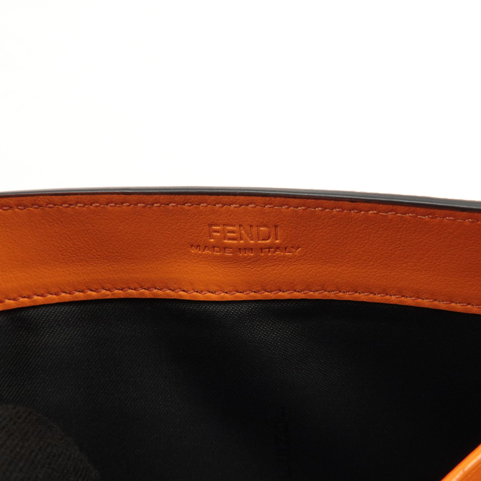 FENDI Zucca Baguette Continental Wallet 8M0251 Brown Orange 8M0251 Used