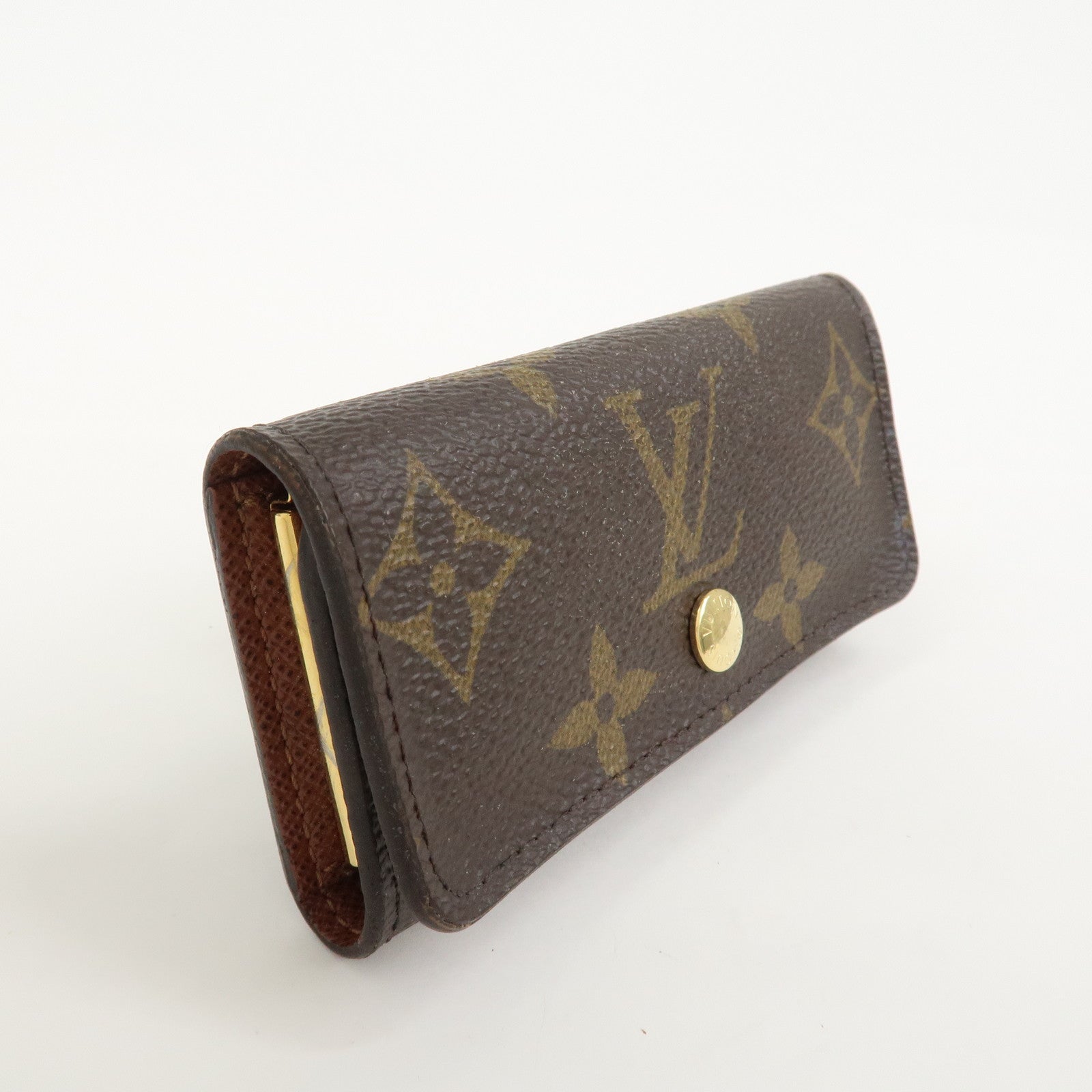 Louis Vuitton Monogram Multicles 4 Key Case Key Holder Brown M69517