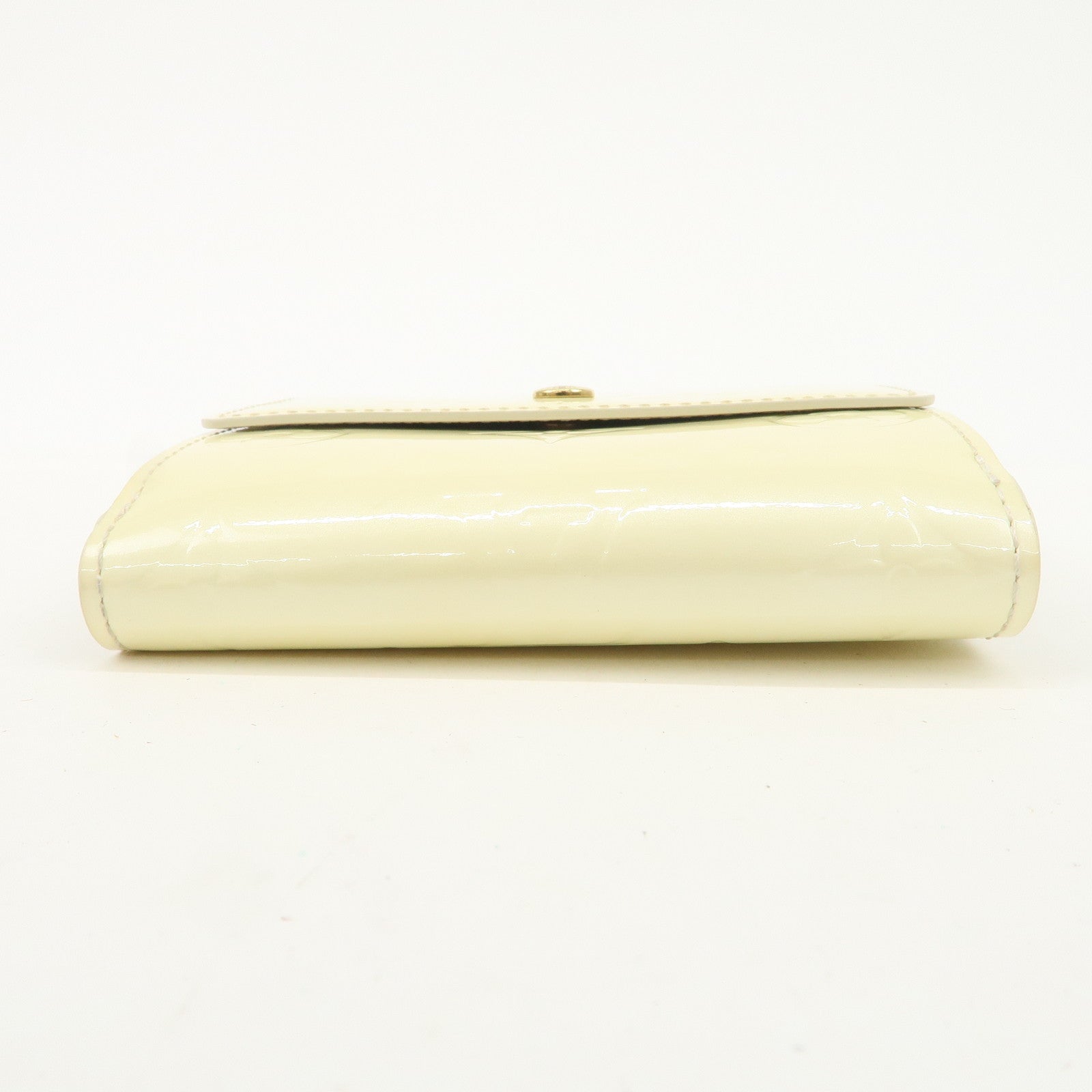 Louis Vuitton Monogram Vernis Porte Monnaie Couer Perle Compact Wallet M91351 Used