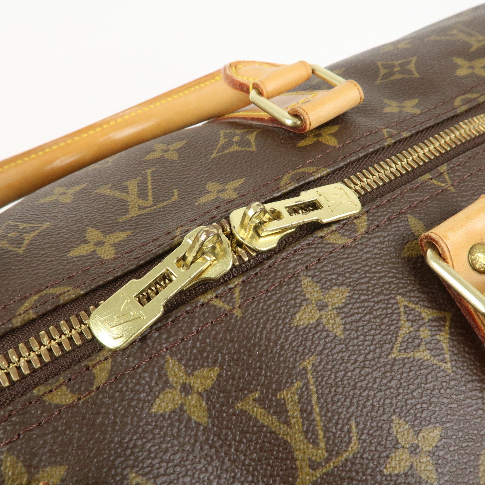 Louis Vuitton Monogram Keep All 55 Bandouliere Boston Bag M56714