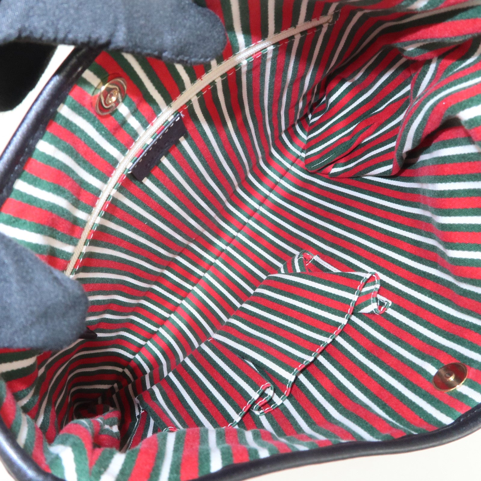 GUCCI Interlocking G GG Monogram Canvas Leather Shoulder Bag 169947