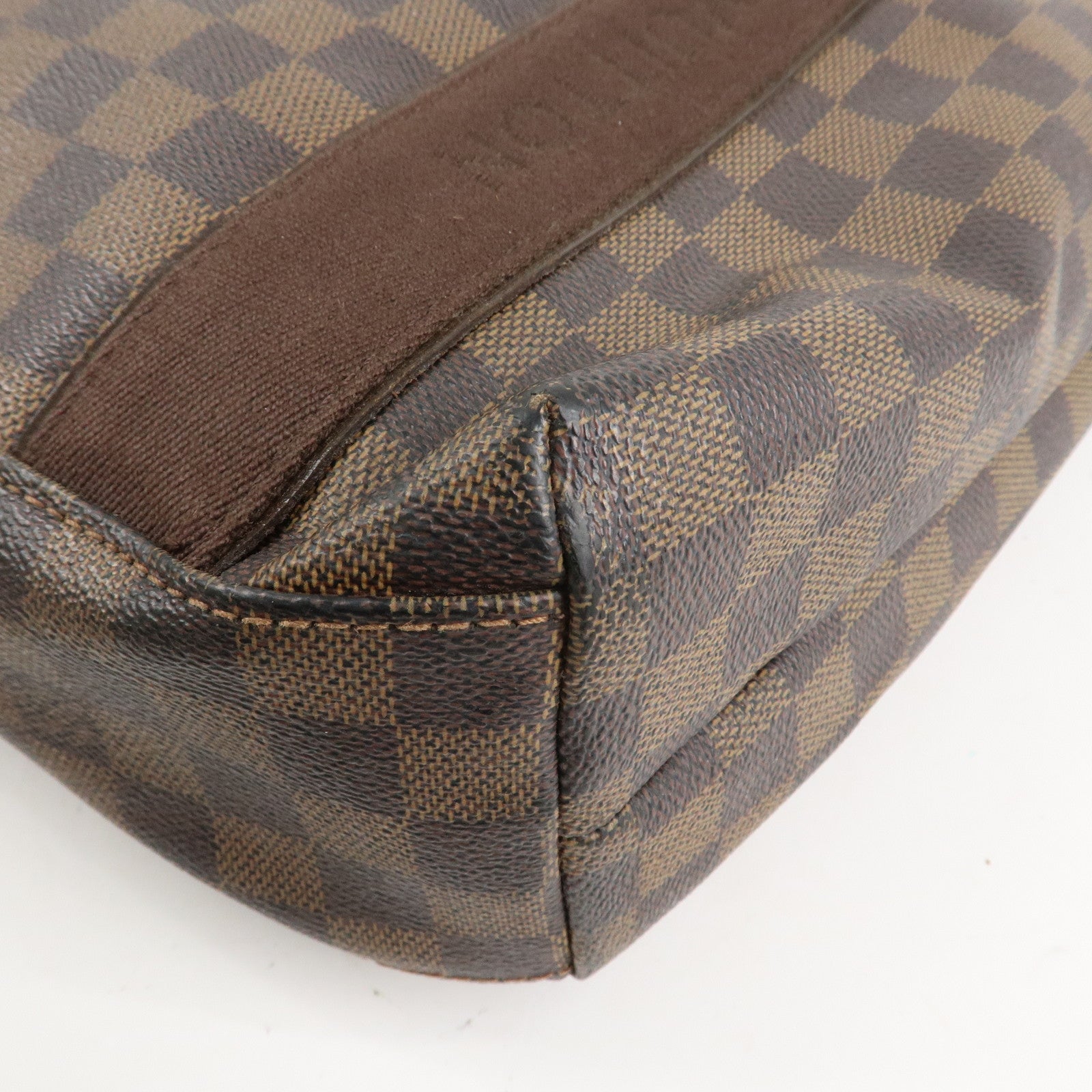 Louis Vuitton Damier Ebene Canvas Cover Bobourg Hand Bag M52006 Used