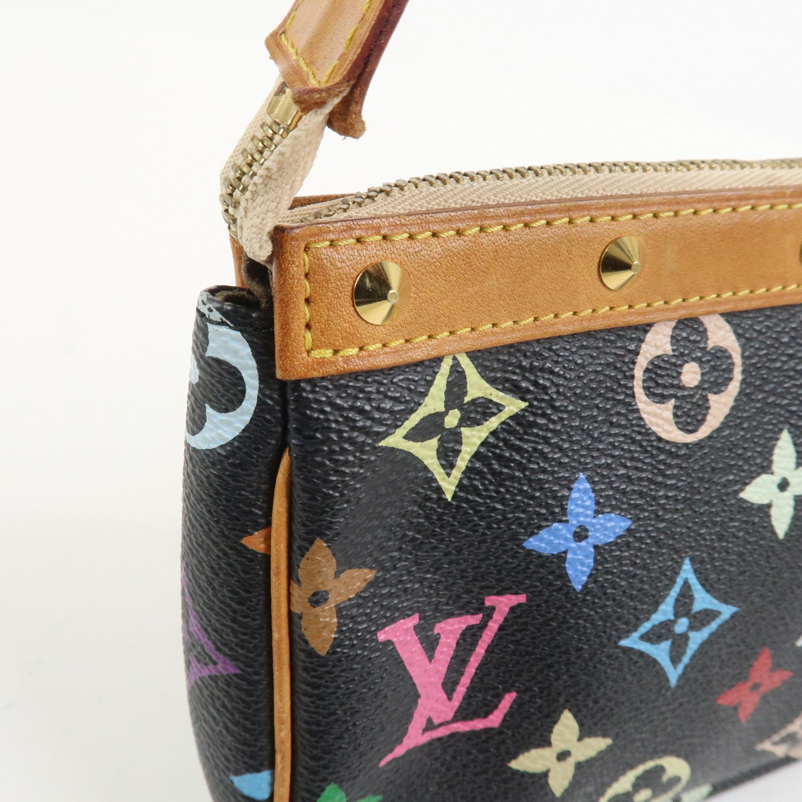Louis Vuitton Monogram Multicolor Pochette Accessoires Noir M92648