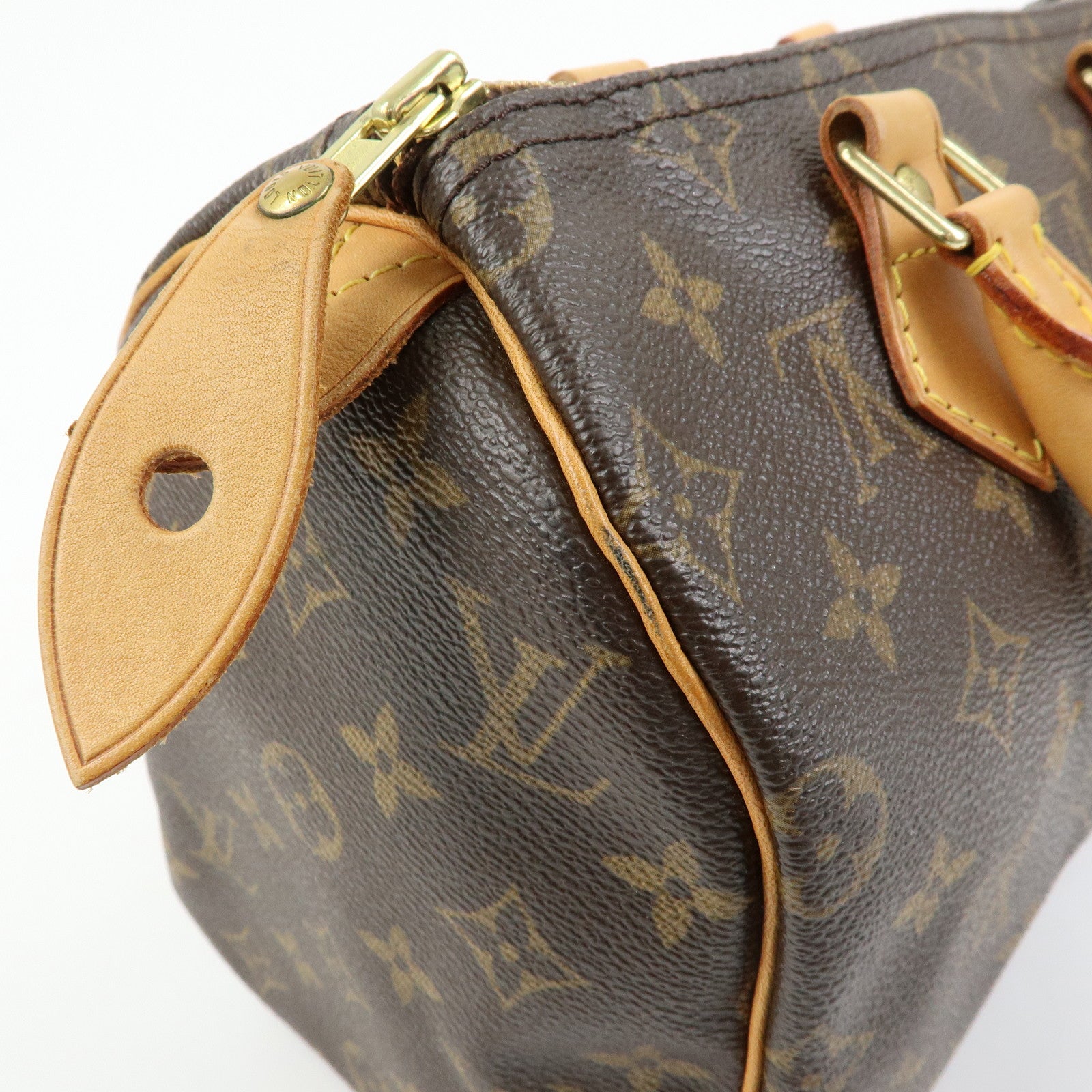 Louis Vuitton Monogram Speedy 25 Boston Bag Hand Bag Brown M41528