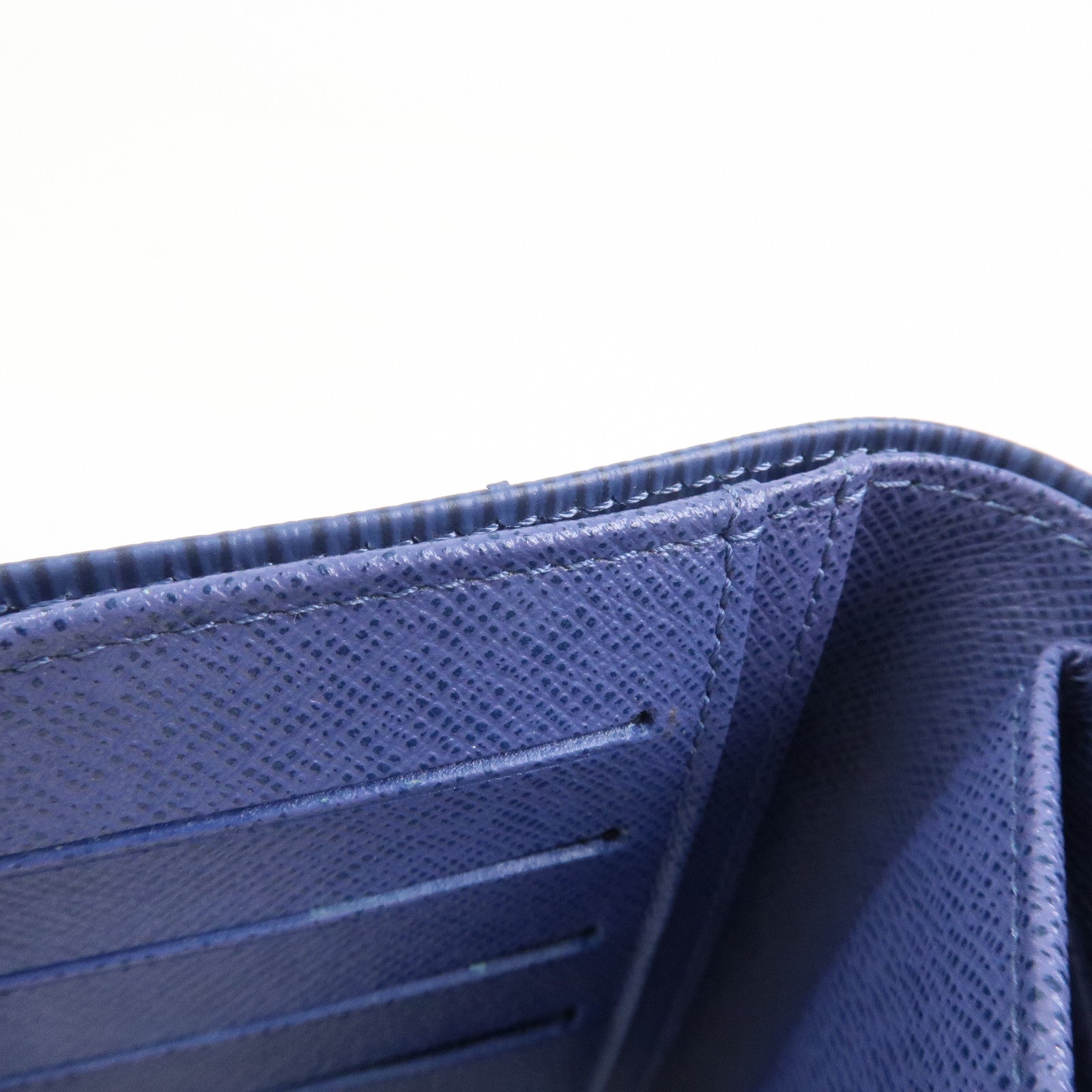 Louis Vuitton Epi Porte Monnaie Billets Viennois Wallet Blue M63245