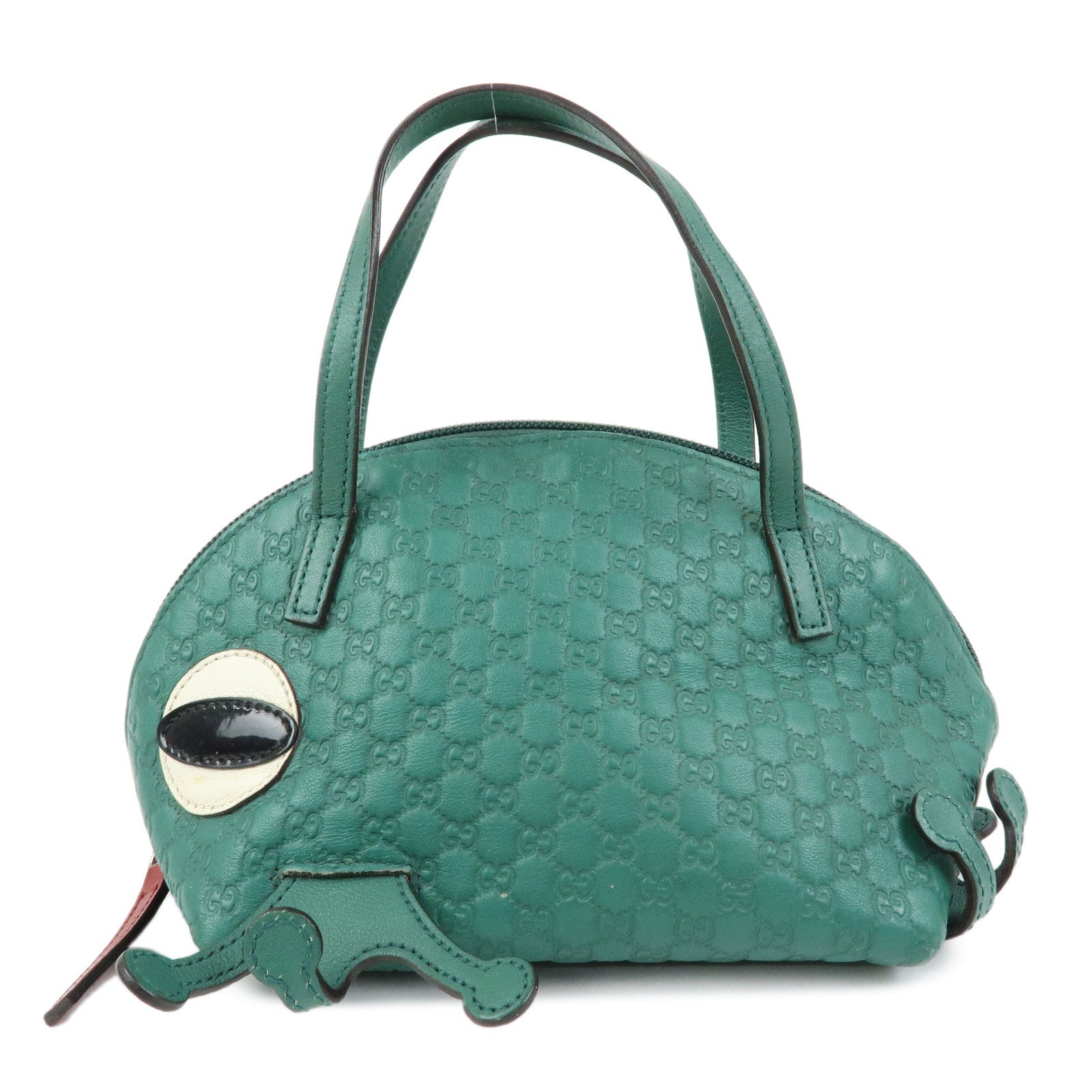 GUCCI Children’s Microguccissima Leather Hand Bag Frog Motif 340620