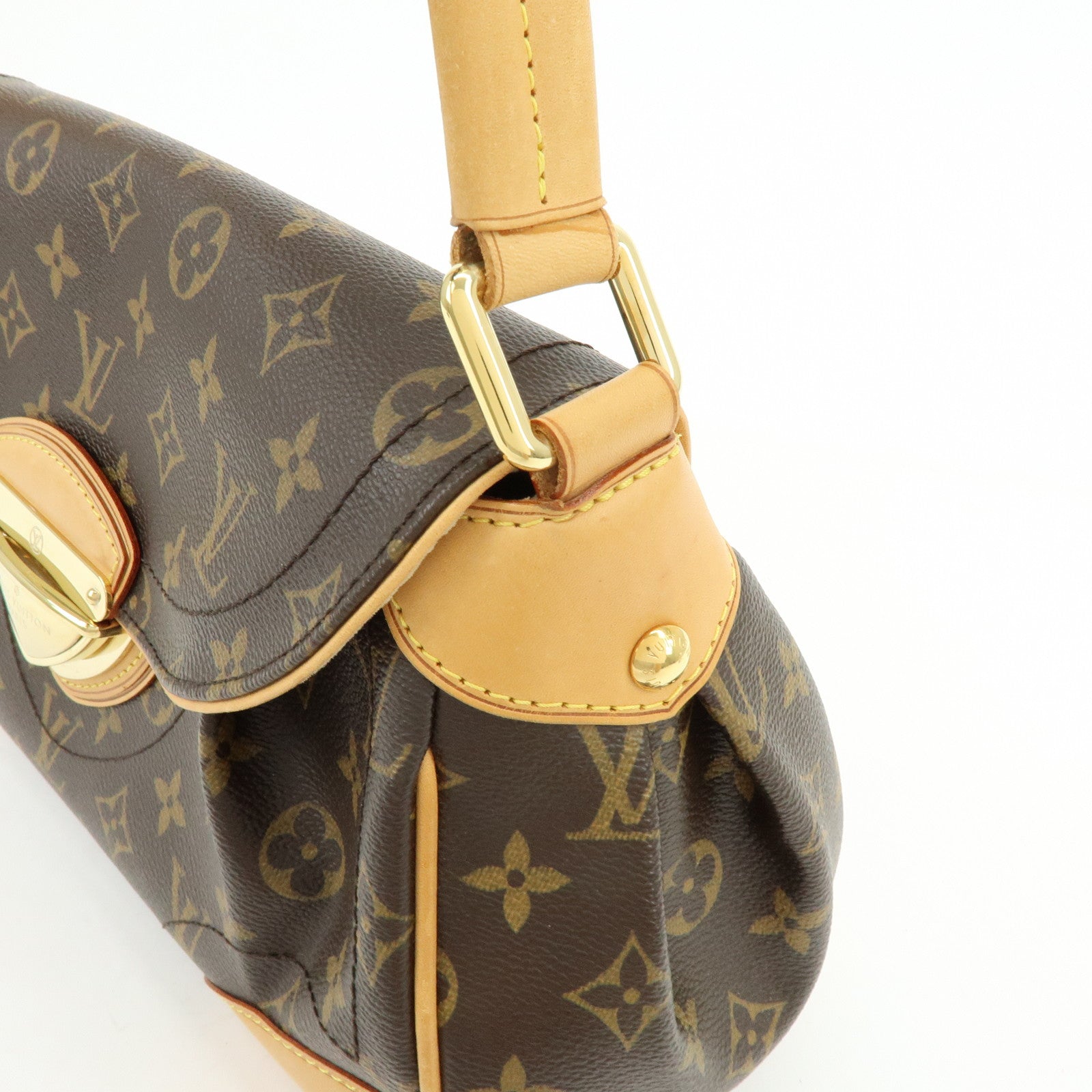Louis Vuitton Monogram Beverly MM Shoulder Hand Bag Brown M40121