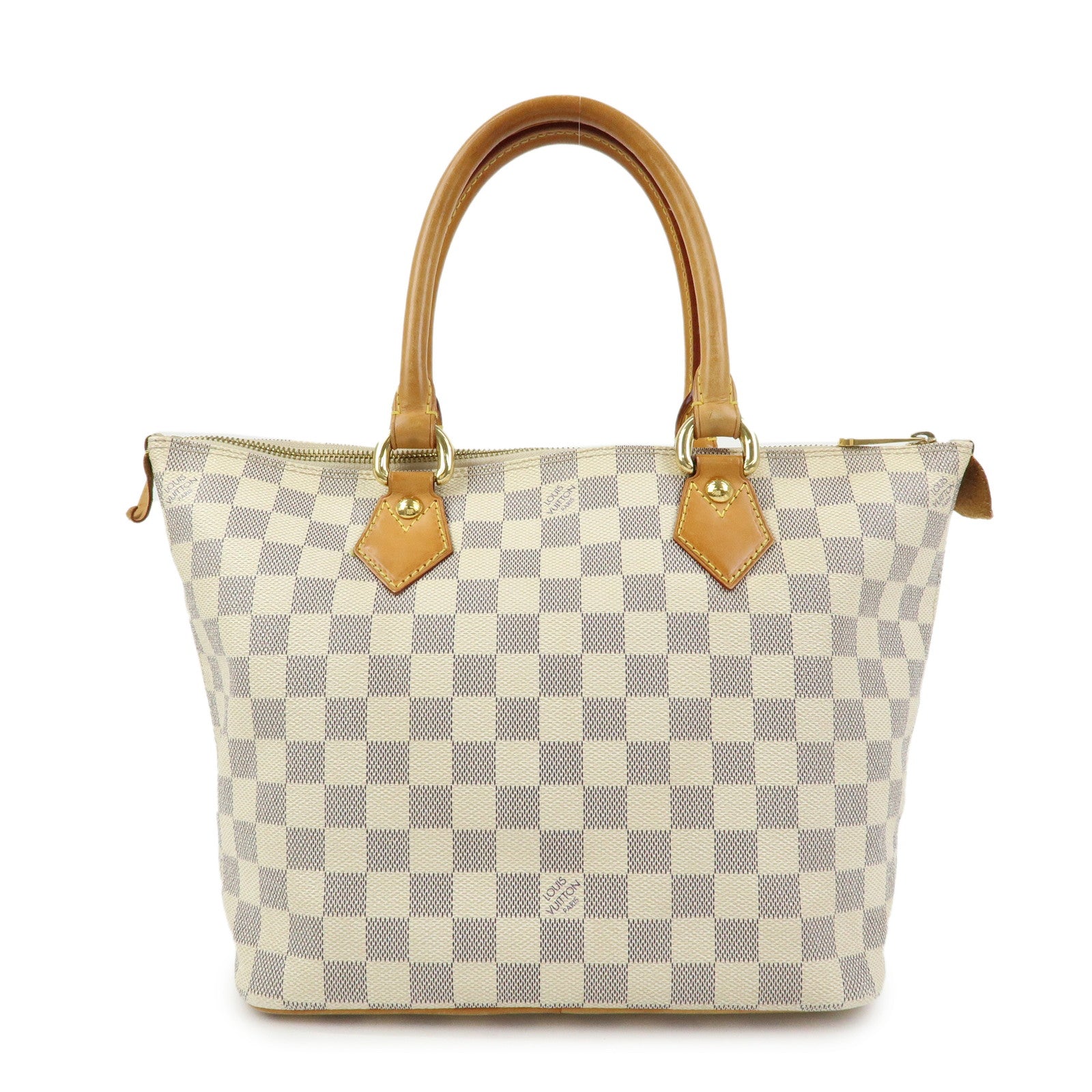 Louis Vuitton Damier Azur Saleya PM Tote Bag Hand Bag N51186