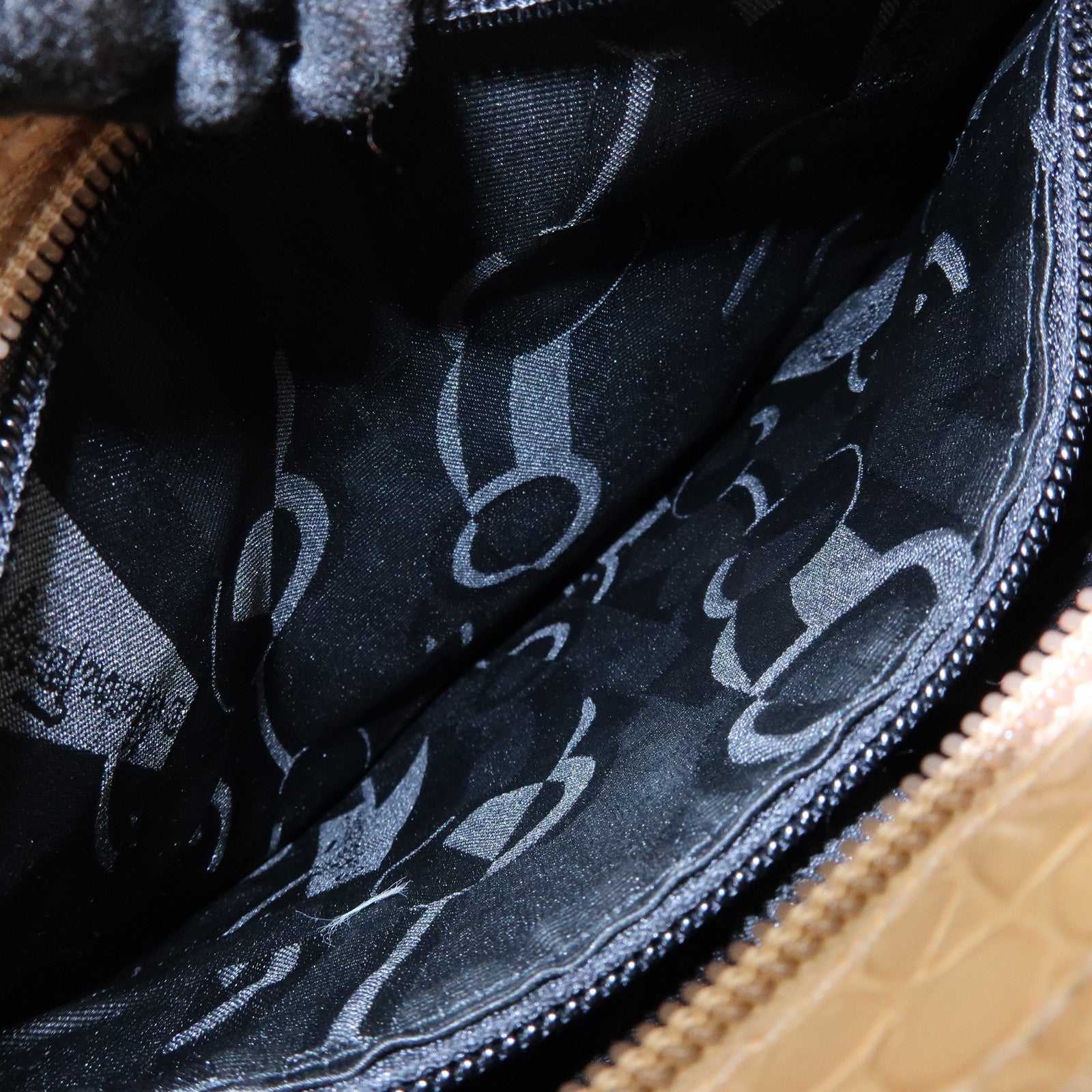 Ferragamo Gancini Embossed Leather Shoulder Bag Beige