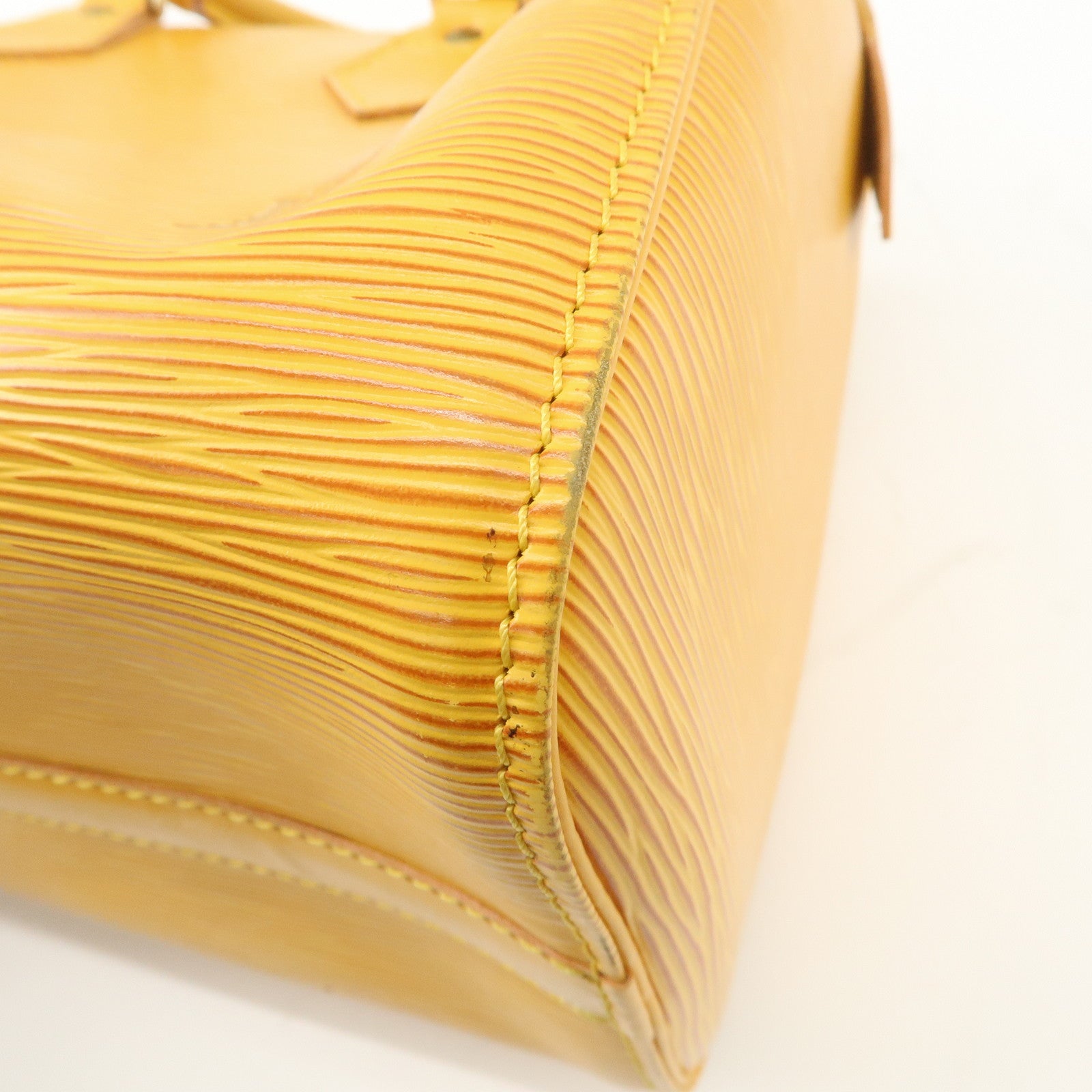 Louis Vuitton Epi Speedy 25 Boston Bag Hand Bag Yellow M43019