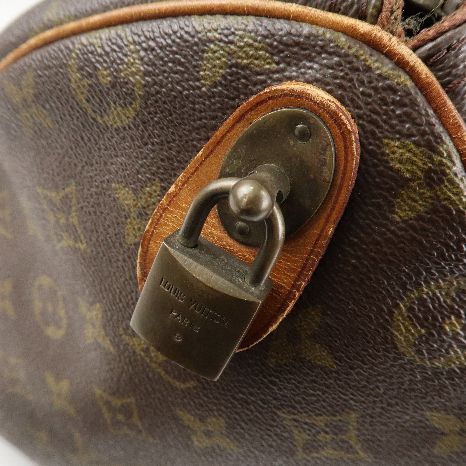 Louis Vuitton Monogram Keep All 50 Bag Boston Bag Brown M41426 Used