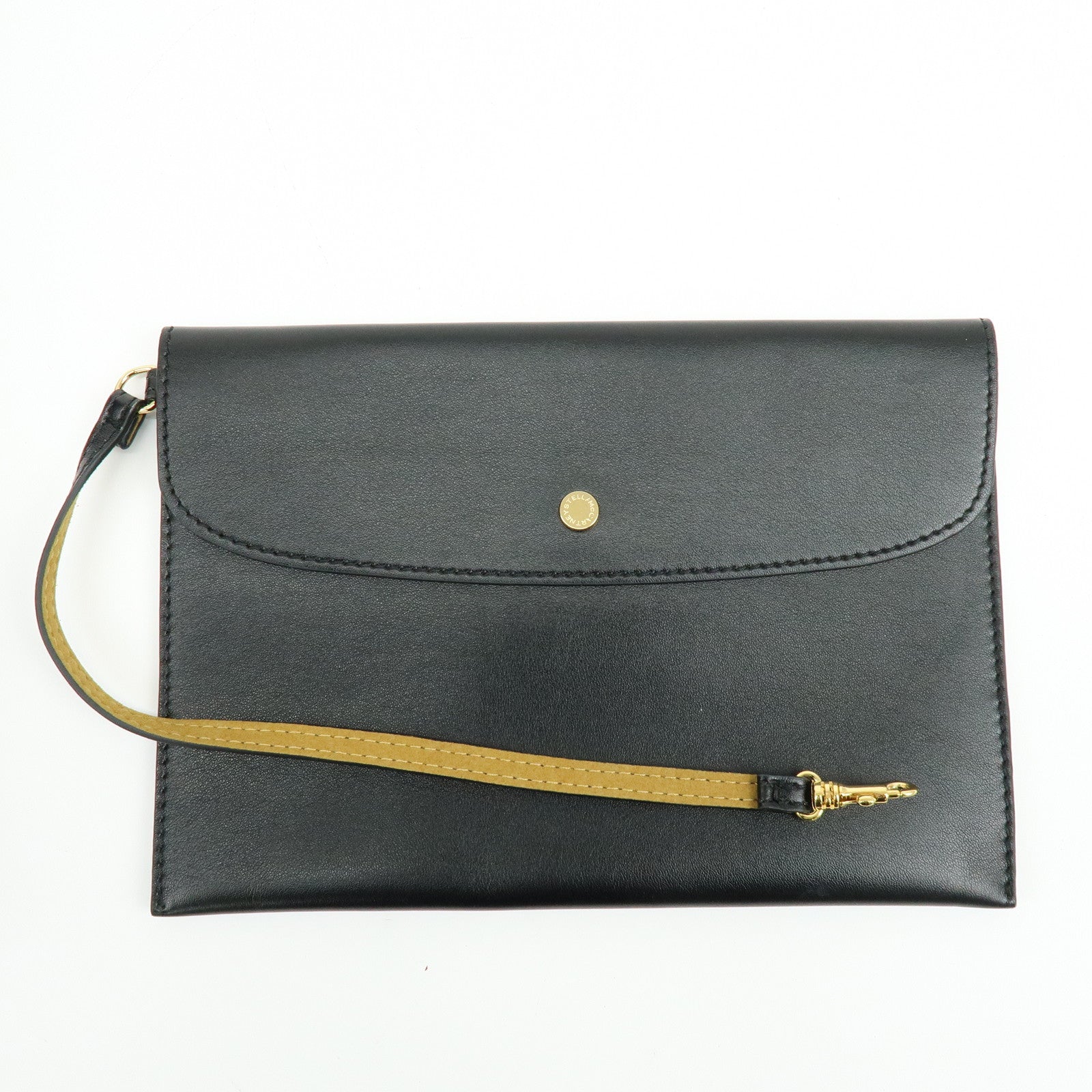 STELLA MCCARTNEY Faux Leather Vegan Leather Tote Bag Black