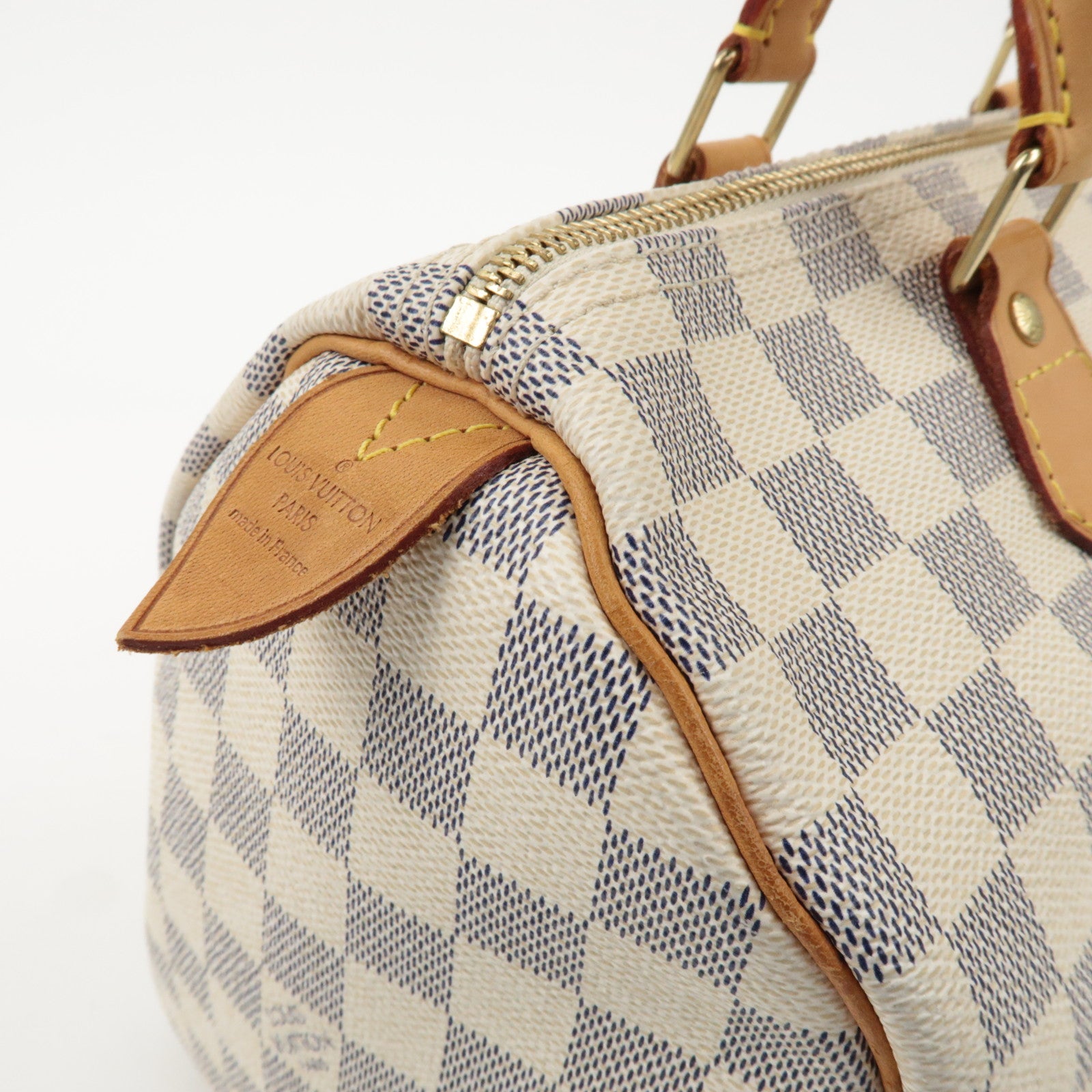 Louis Vuitton Damier Azur Speedy 30 Boston Bag Hand Bag N41533 Used