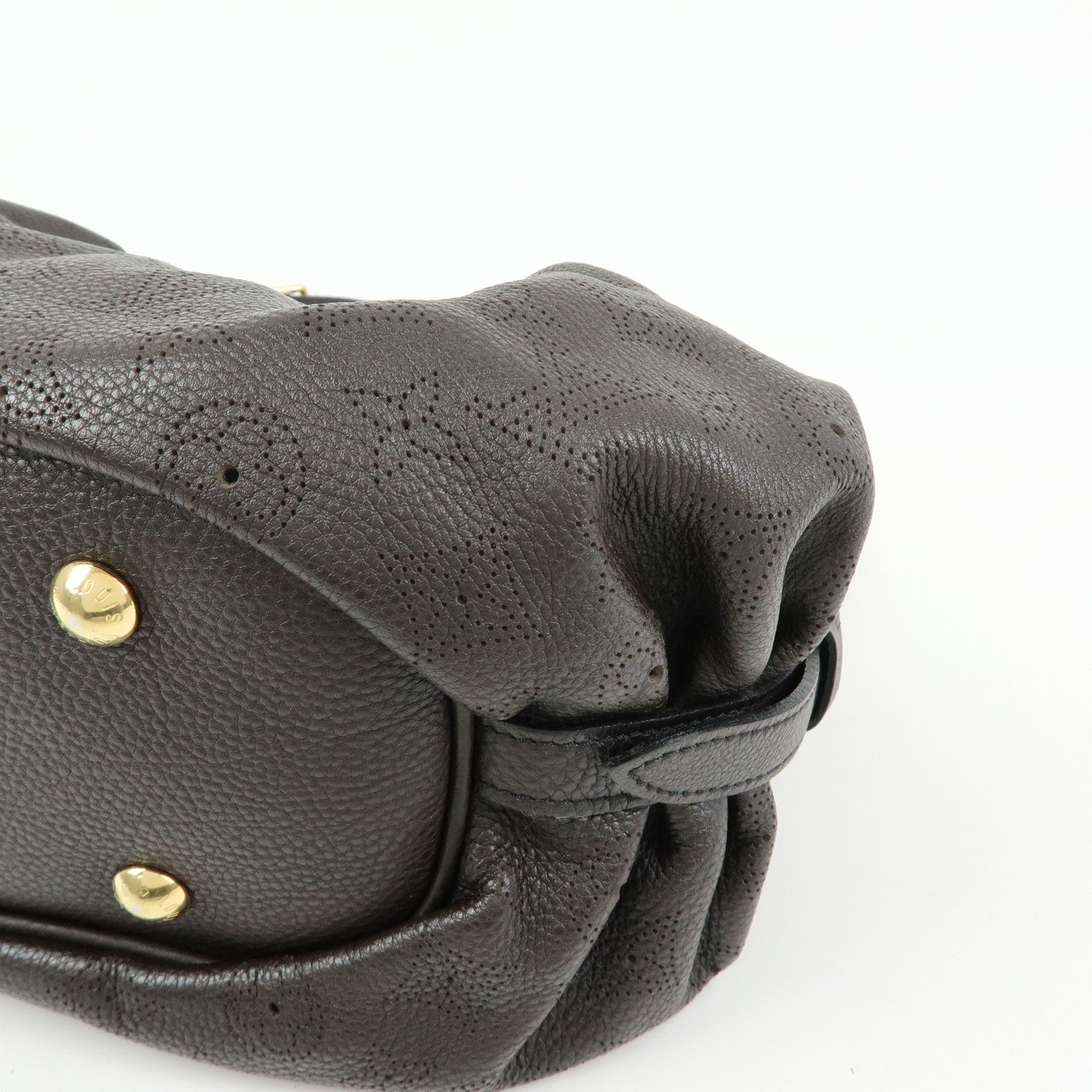 Louis Vuitton Monogram Mahina XS Leather 2Way Bag Chocolat M95972