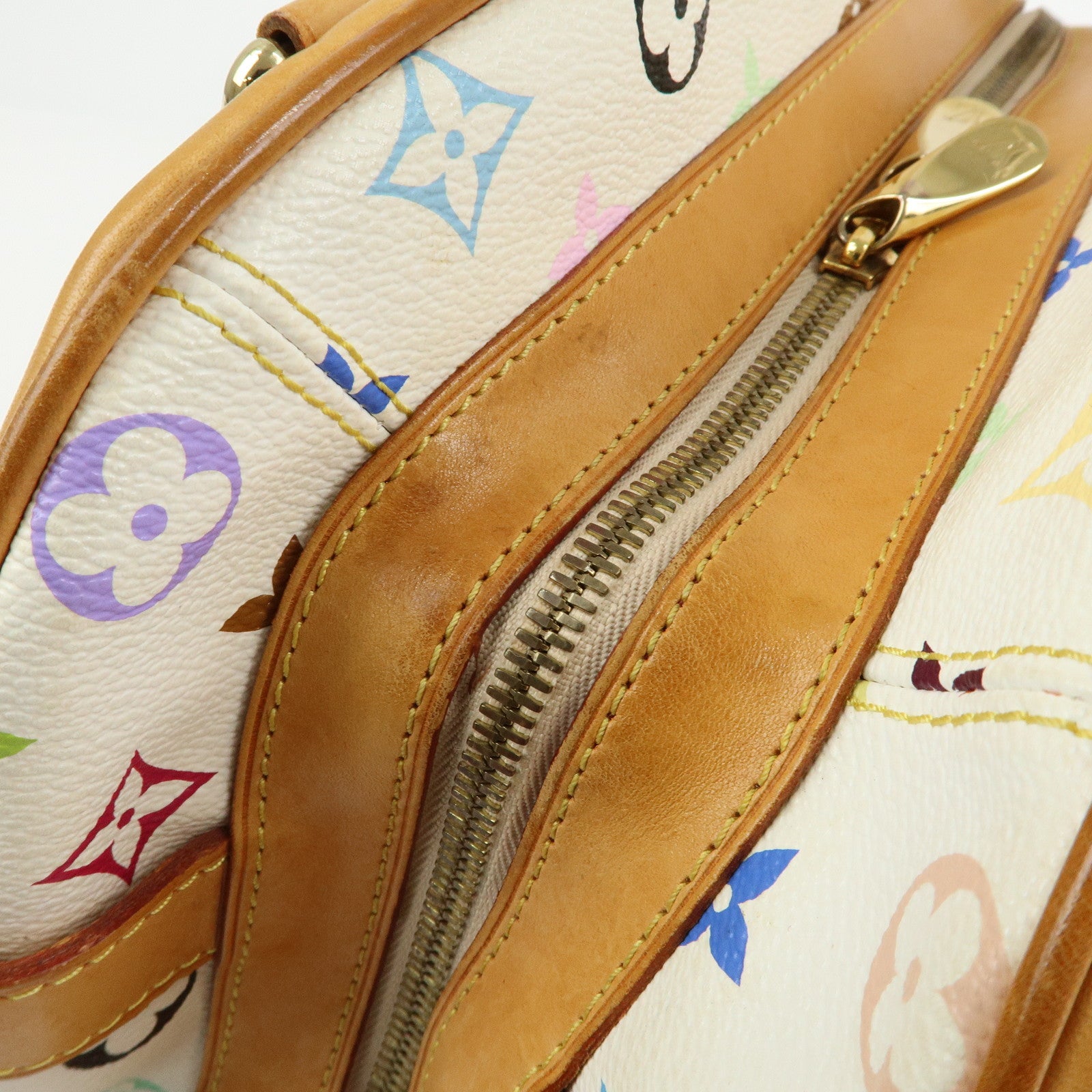 Louis Vuitton Monogram Multicolor Claudia Hand Bag Blanc M40193