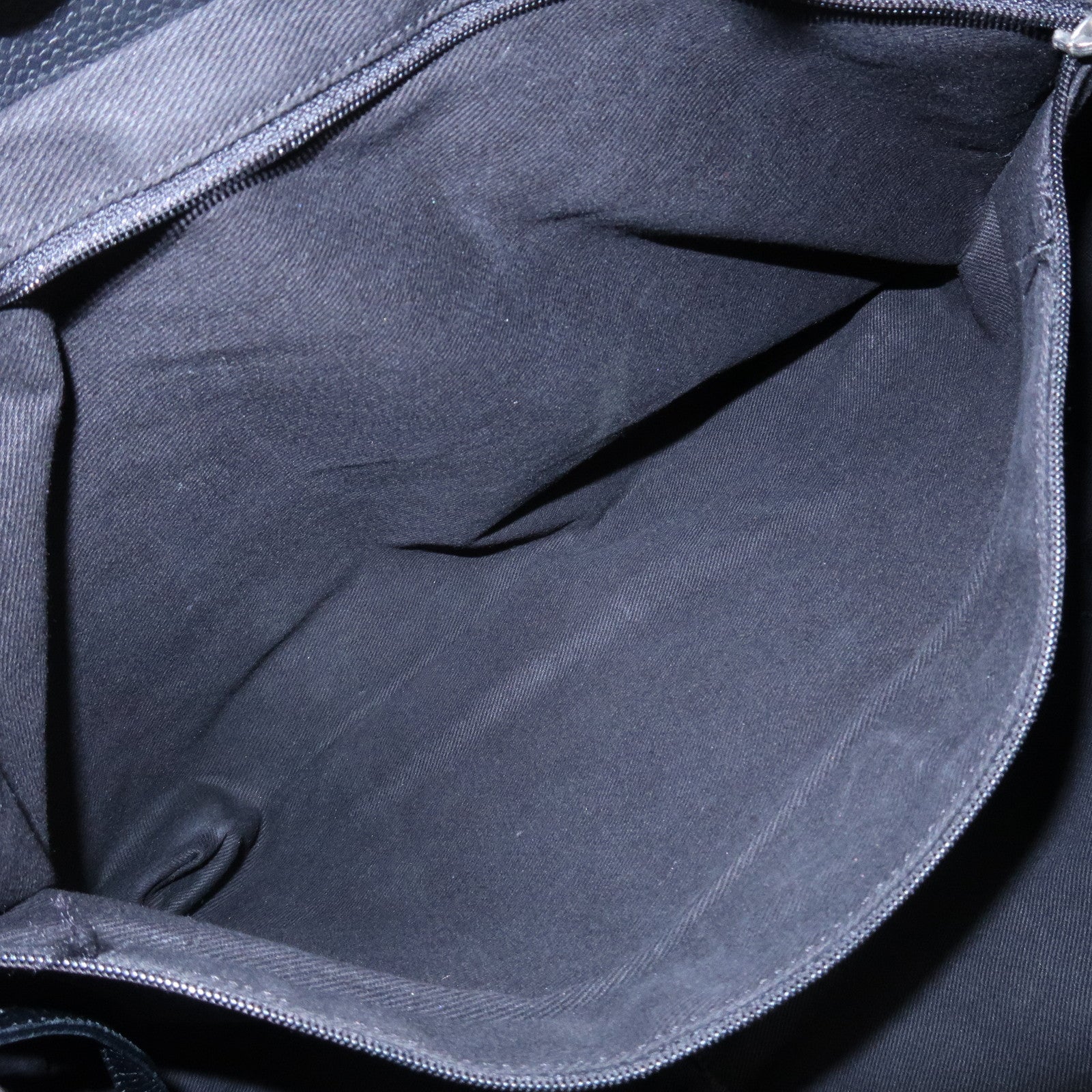 CHANEL COCO Mark Caviarskin Tote Bag Shoulder Bag Black A46566