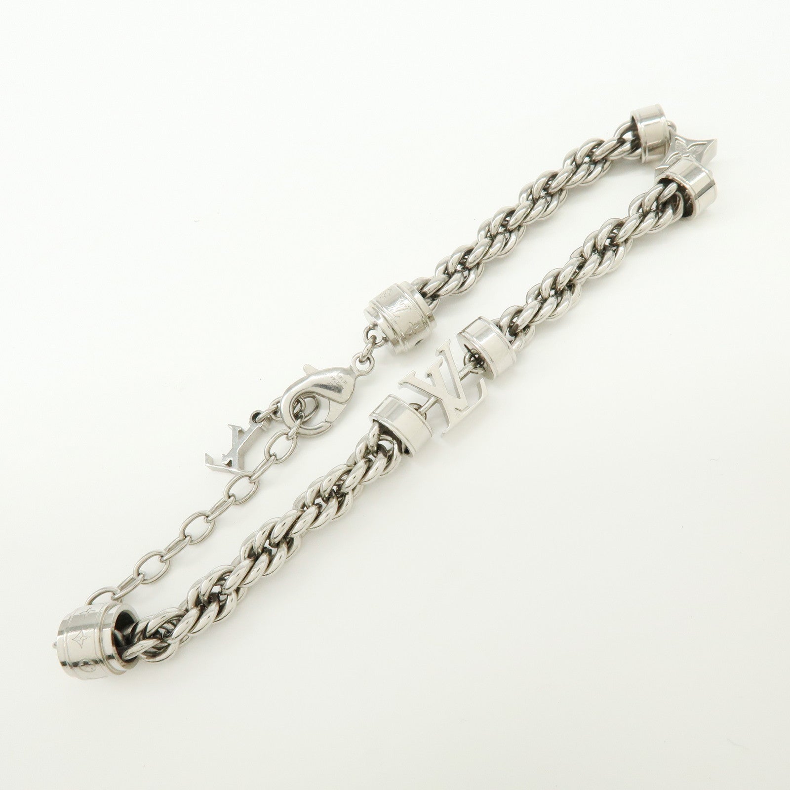 Louis Vuitton Wire S00 Metal Bracelet Silver M02744