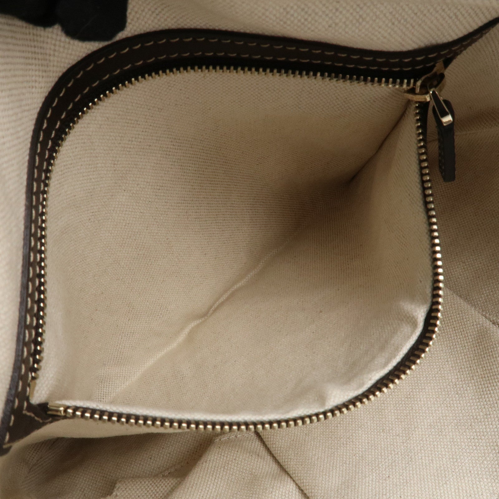 GUCCI Lovely Heart GG Canvas Leather Shoulder Bag Brown 257072 Used