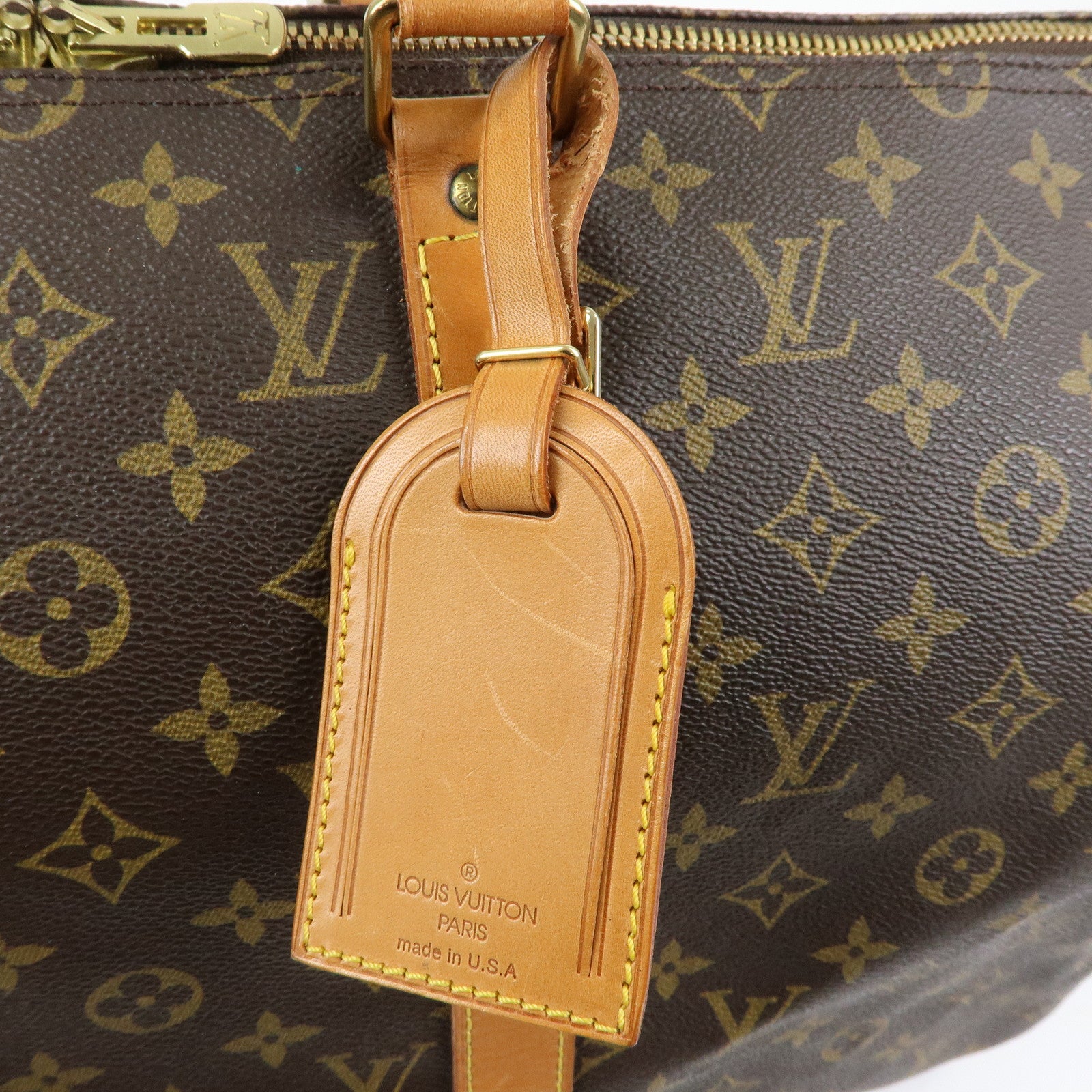 Louis Vuitton Monogram Keep All 50 Boston Bag Hand Bag Brown M41426