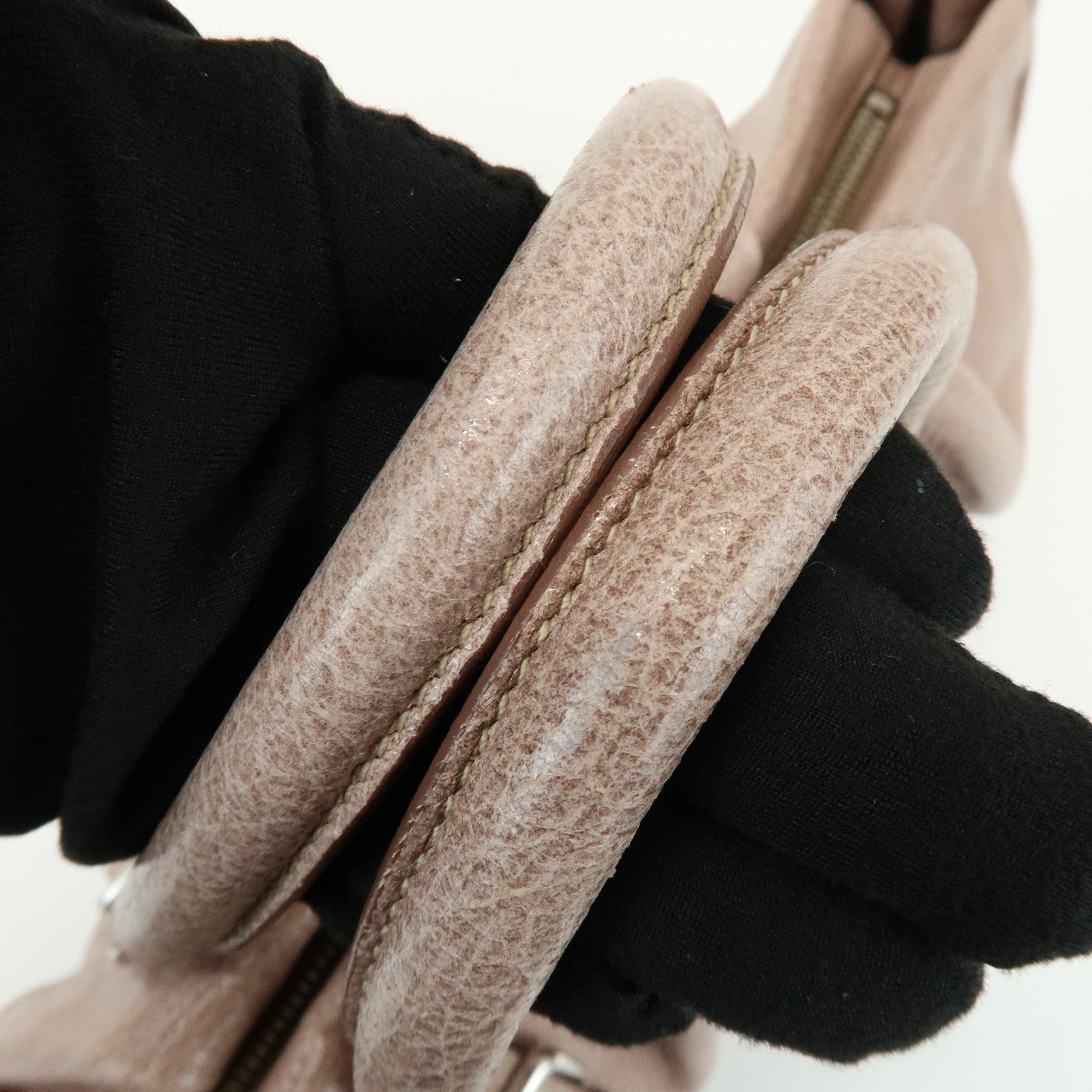 PRADA 2Way Bag Hand Bag Shoulder Bag Pink Beige BN1602