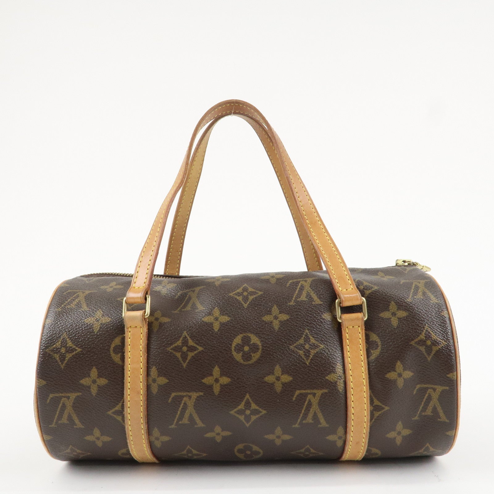 Louis Vuitton Monogram Papillon 26 Hand Bag Shoulder Bag Brown M51386 Used