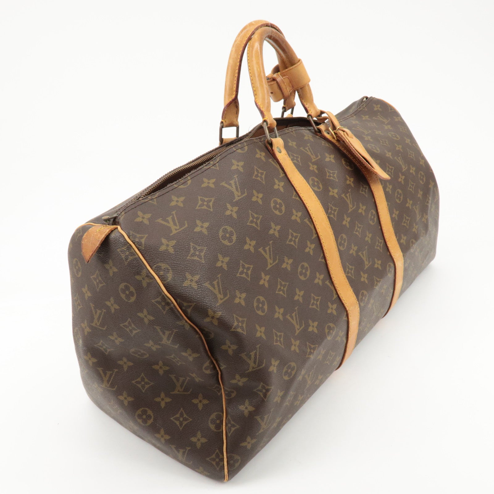 Louis Vuitton Monogram Keep All 55 Boston Bag Travel Bag M41424 Used