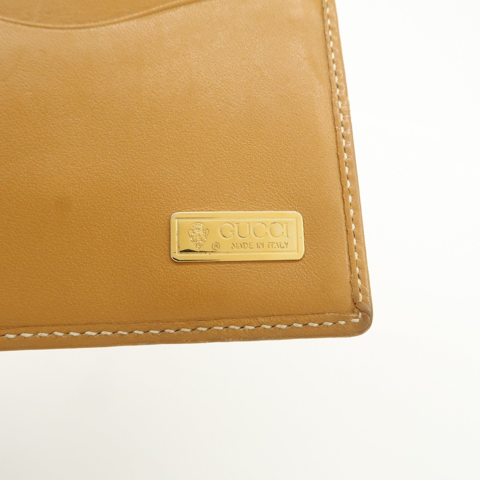GUCCI Interlocking G GG Crystal Leather Bi-fold Wallet 035 904 0902