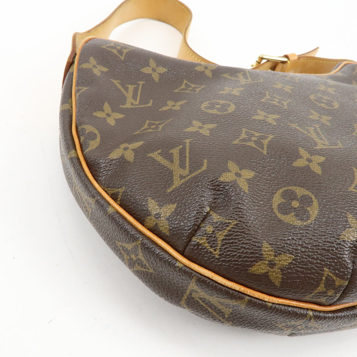 Louis Vuitton Monogram Croissant MM Shoulder Bag Brown M51512