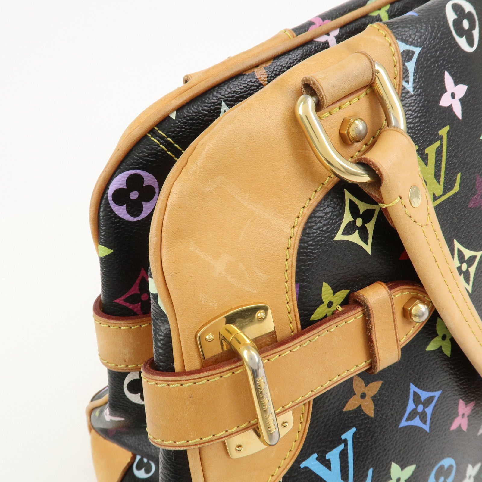 Louis Vuitton Monogram Multicolor Claudia Hand Bag Noir M40194