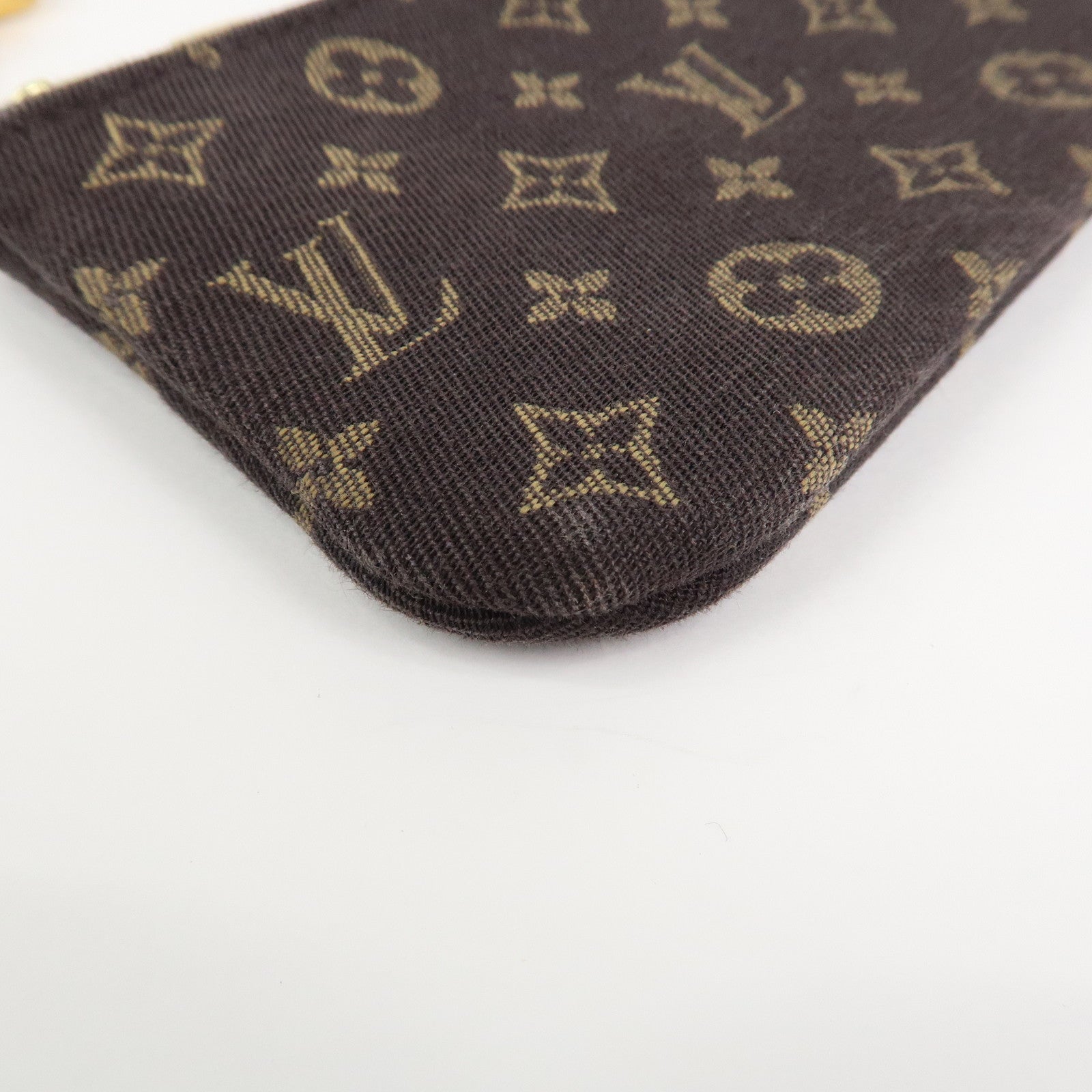 Louis Vuitton Monogram Mini Lin Pochette Cles Coin Case M95230