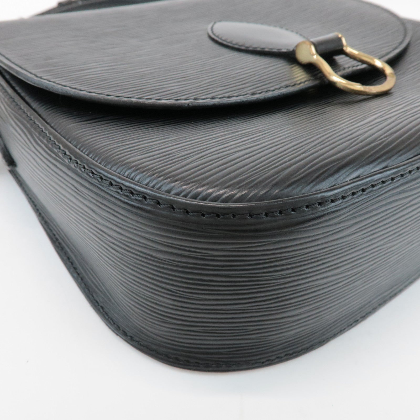 Louis Vuitton Epi Saint Cloud Shoulder Bag Black Noir M52192