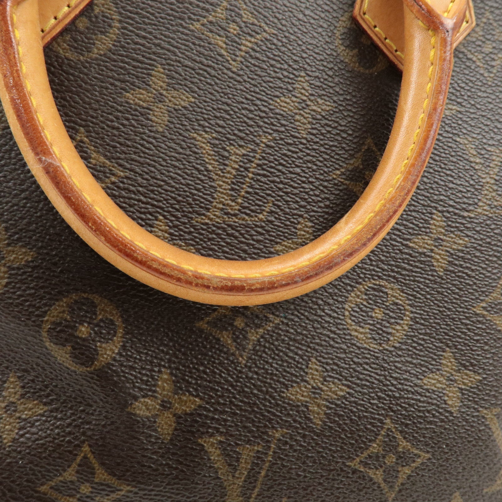 Louis Vuitton Monogram Canvas Alma Hand Bag Brown M51130 Used