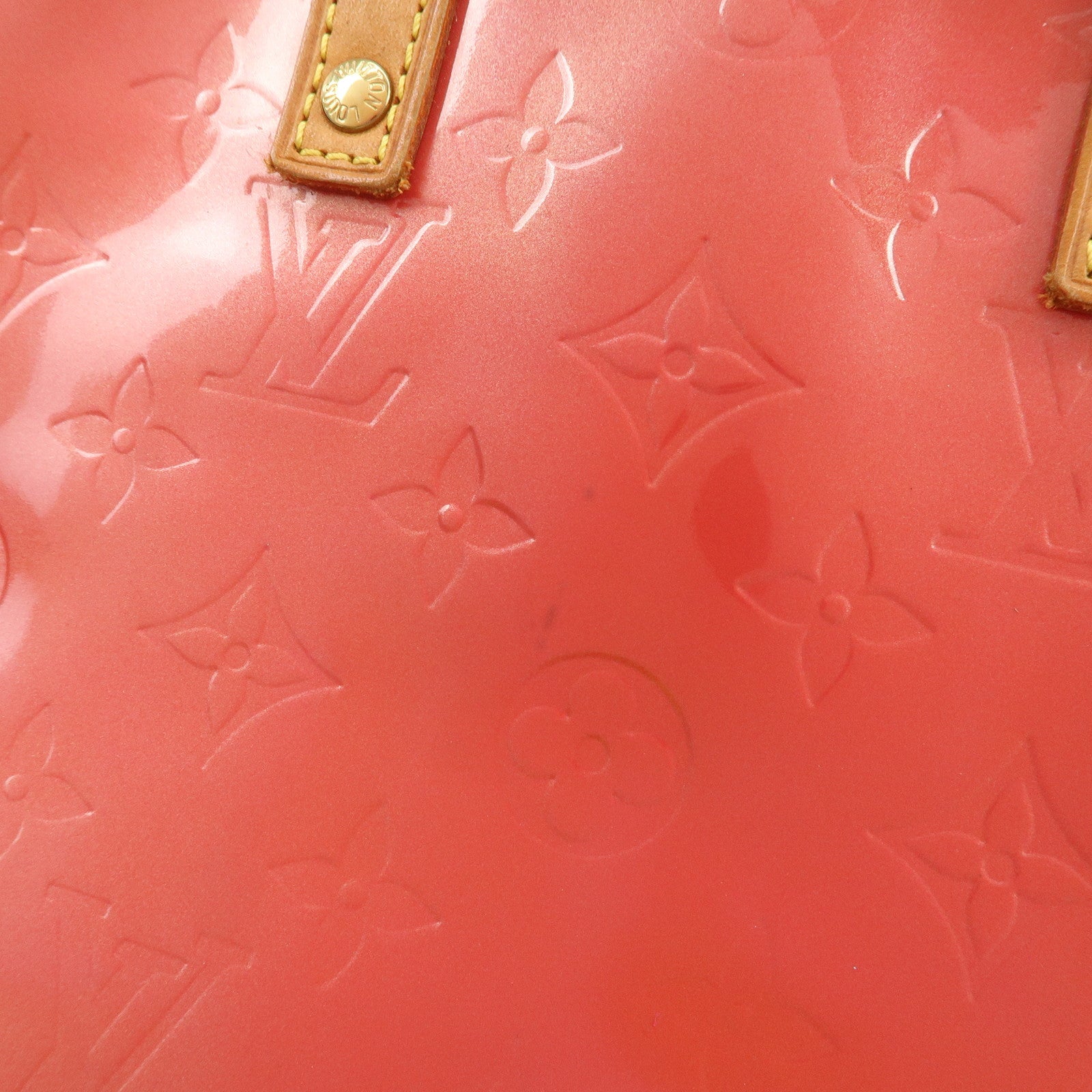 Louis Vuitton Monogram Vernis Lead PM Hand Bag Framboise M9132F