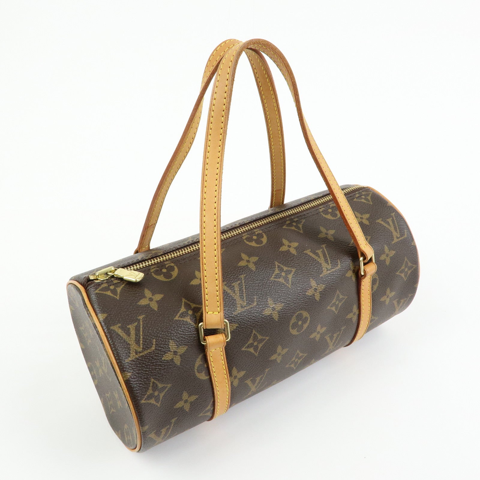 Louis Vuitton Monogram Papillon 26 Hand Bag Brown M51386