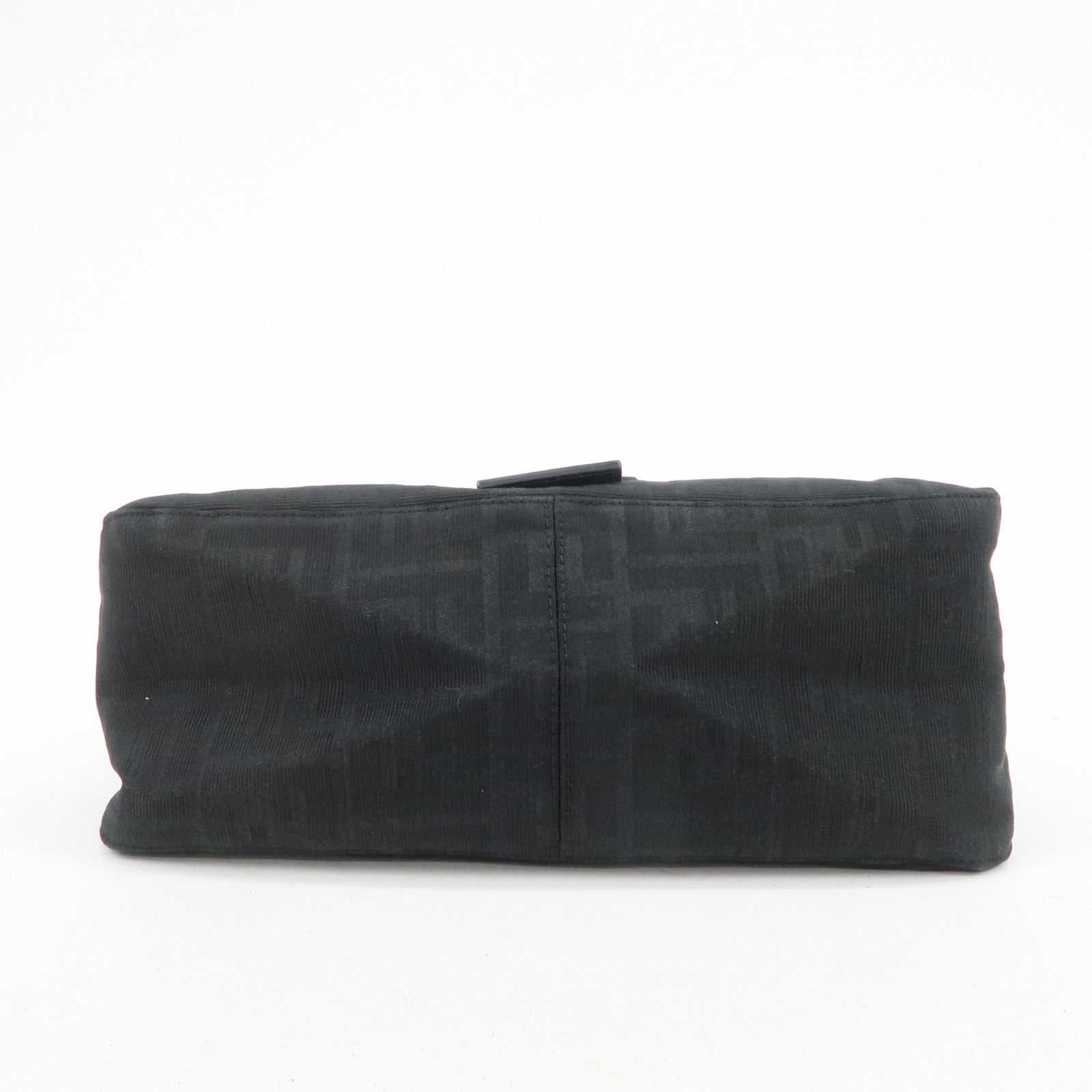 FENDI Mamma Baguette Zucca Canvas Leather Shoulder Hand Bag 8BR001