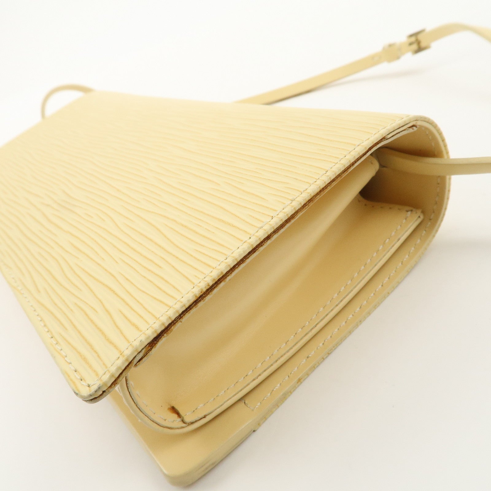 Louis Vuitton Epi Leather Honfleur Shoulder Bag Vanille M5273A