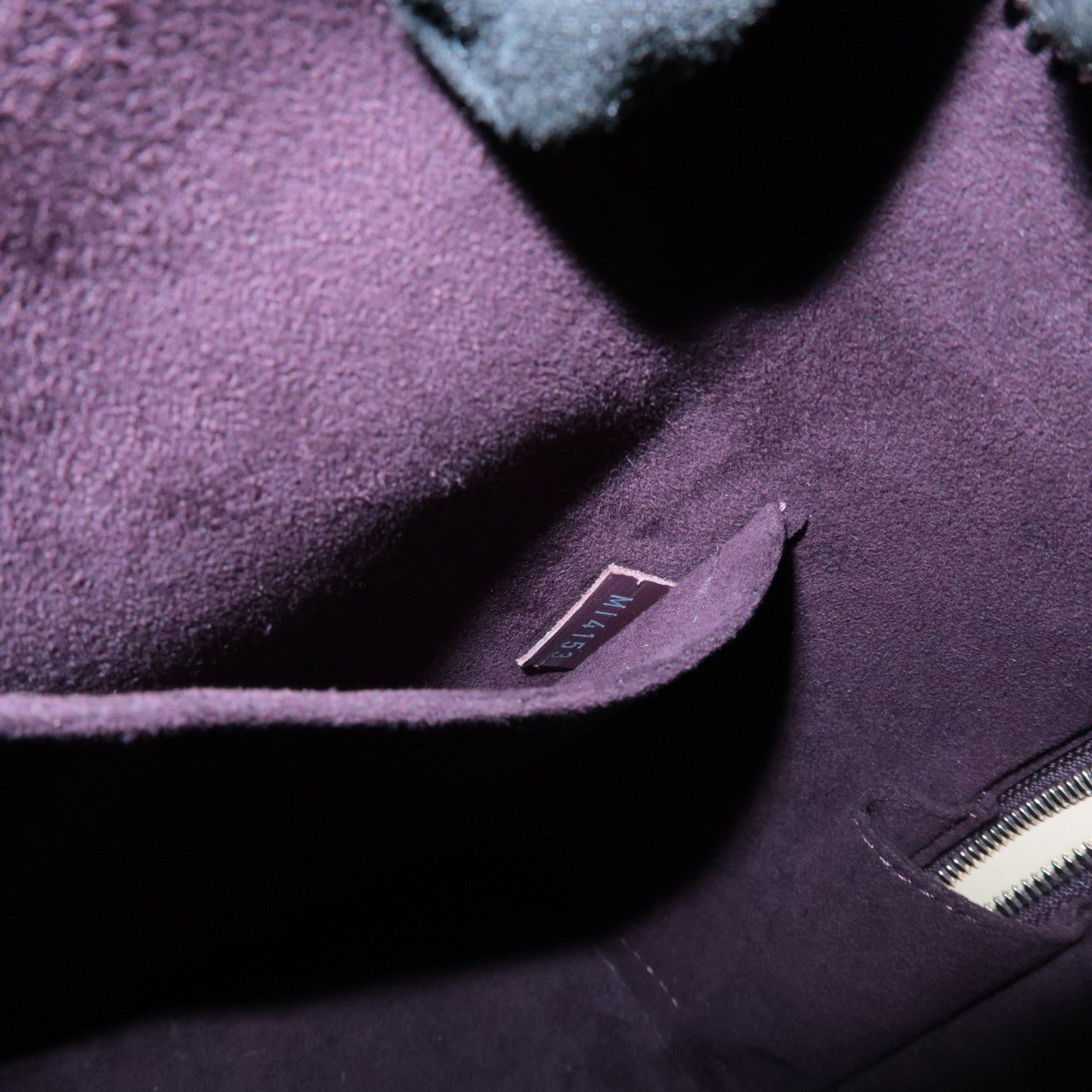 Louis Vuitton Epi Leather Alma PM Hand Bag Cassis M5280K Used