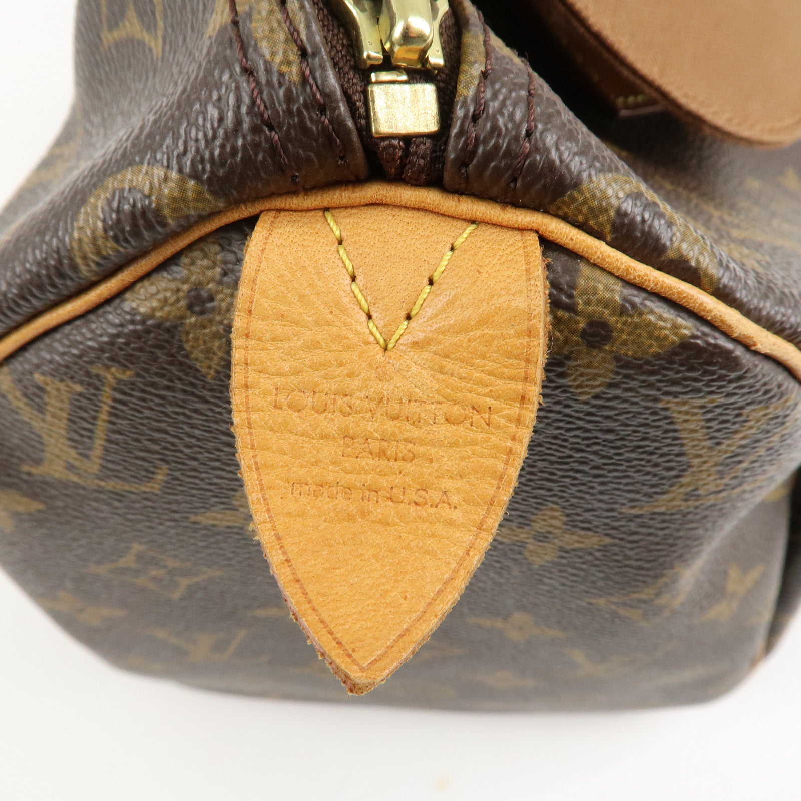 Louis Vuitton Monogram Speedy 30 Hand Bag Boston Bag M41526 Used