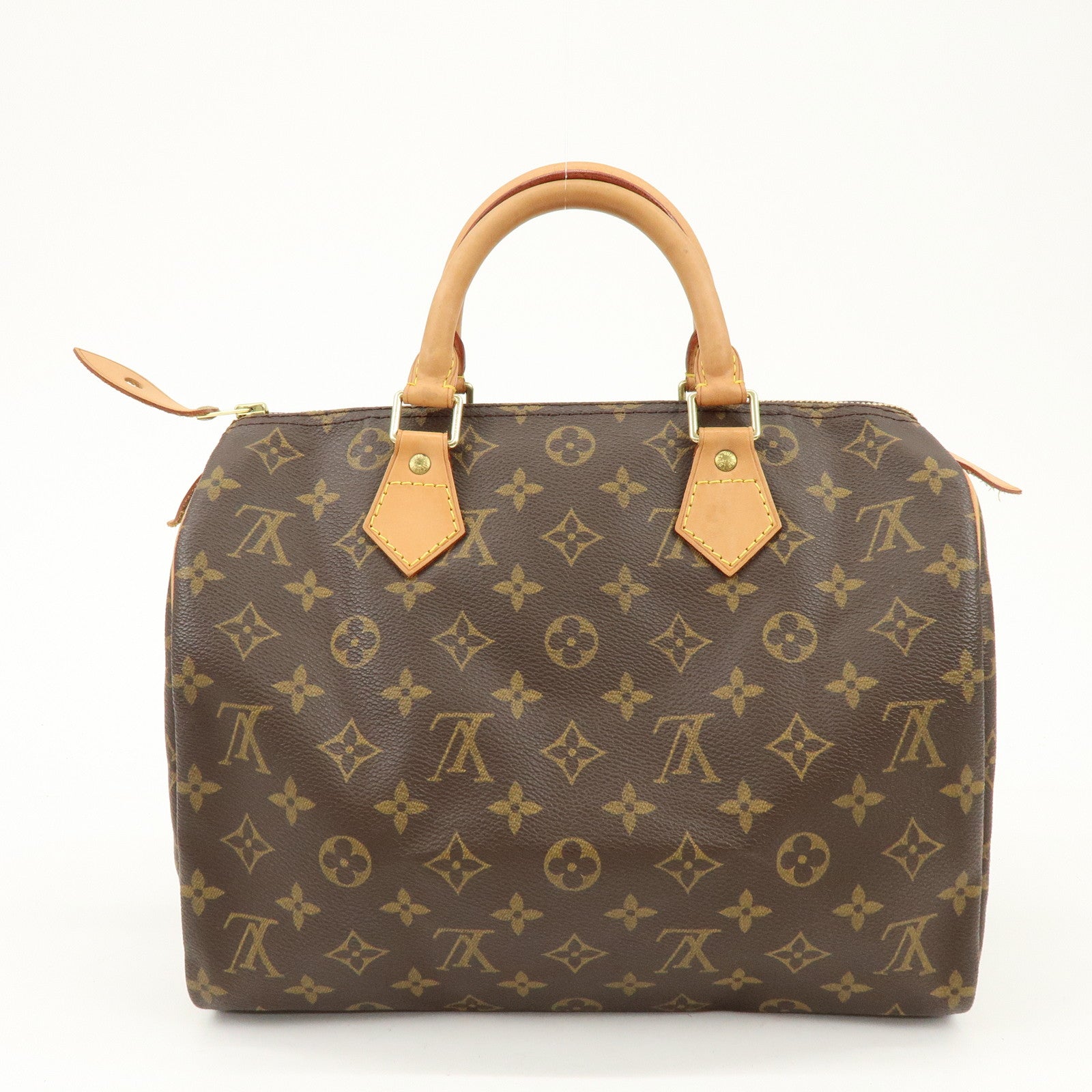 Louis Vuitton Monogram Speedy 30 Boston Bag Hand Bag Brown M41526