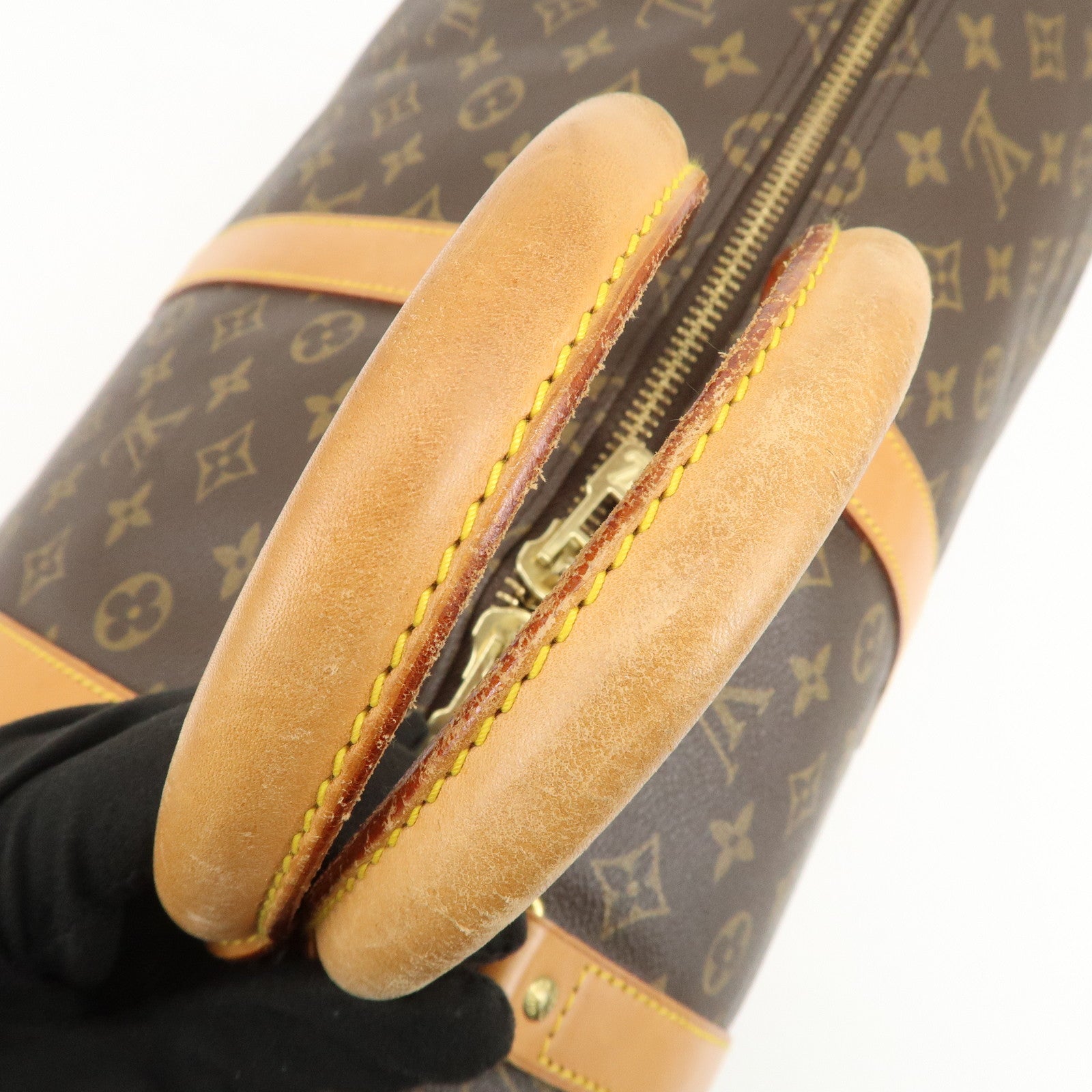 Louis Vuitton Monogram Keep All Bandouliere 55 Boston Bag M41414