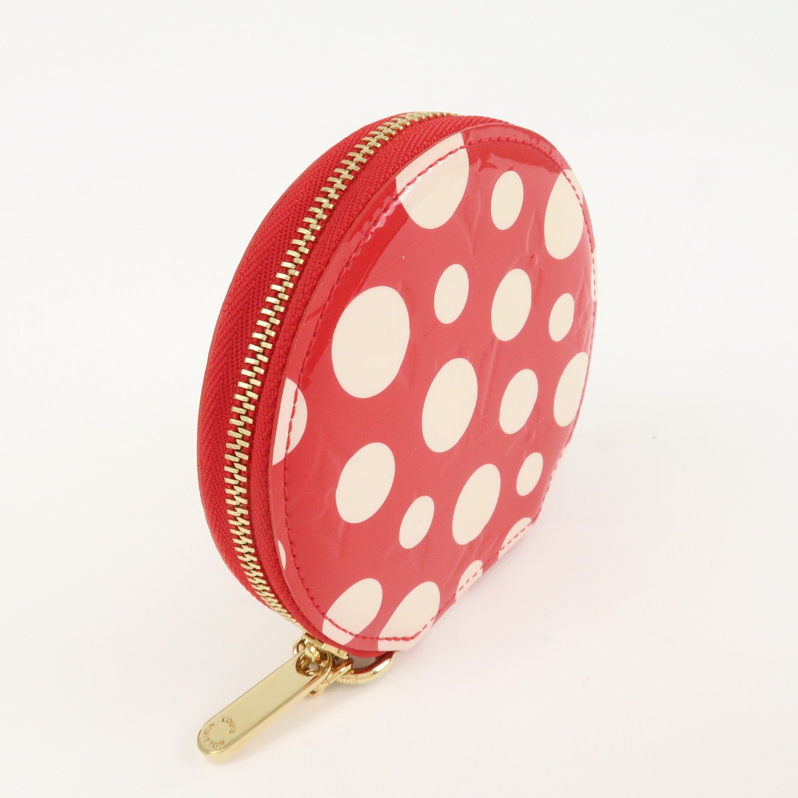Louis Vuitton Vernis Yayoi Kusama Porte Monnaie Chapeau Coin M91570 Used