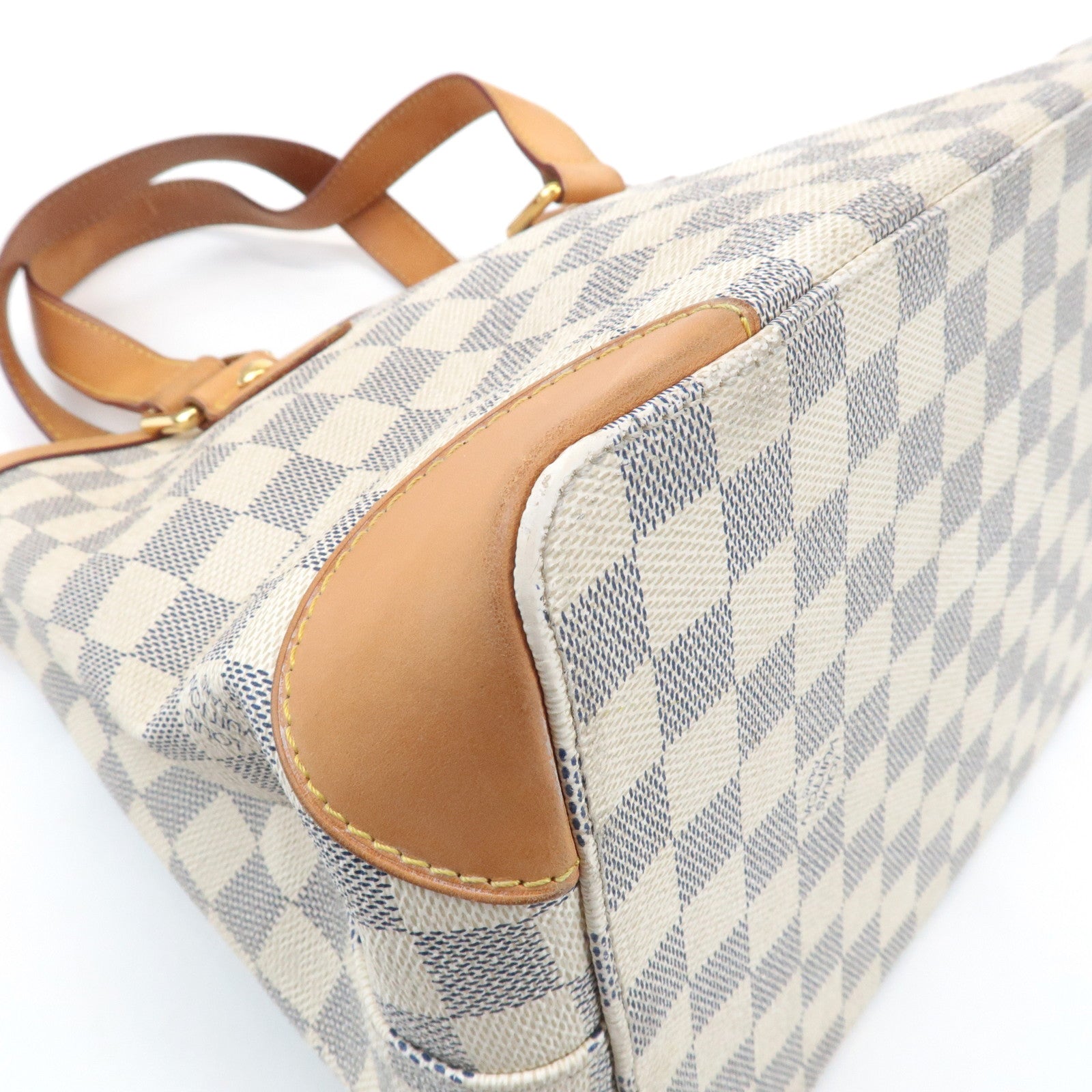 Louis Vuitton Damier Azur Hampstead PM Hand Bag Shoulder Bag N51207