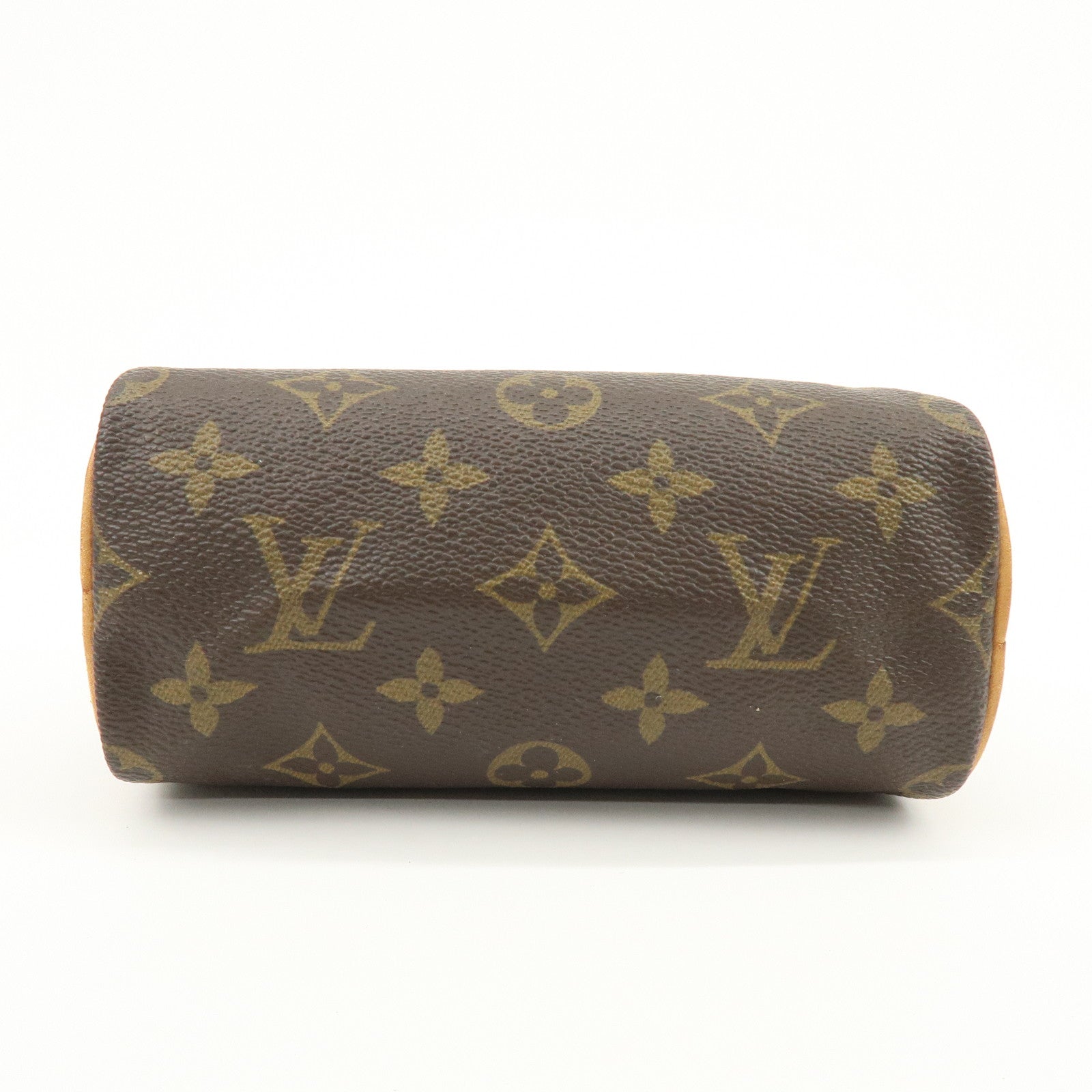 Louis Vuitton Monogram Mini Speedy Hand Bag Brown M41534
