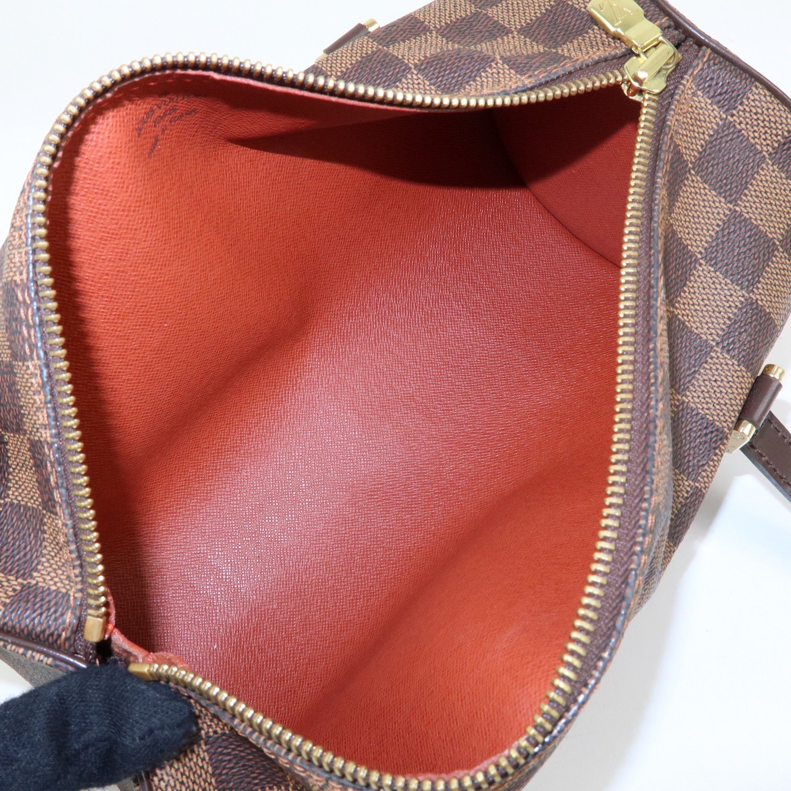 Louis Vuitton Damier Ebene Papillon 26 Hand Bag Brown N51304