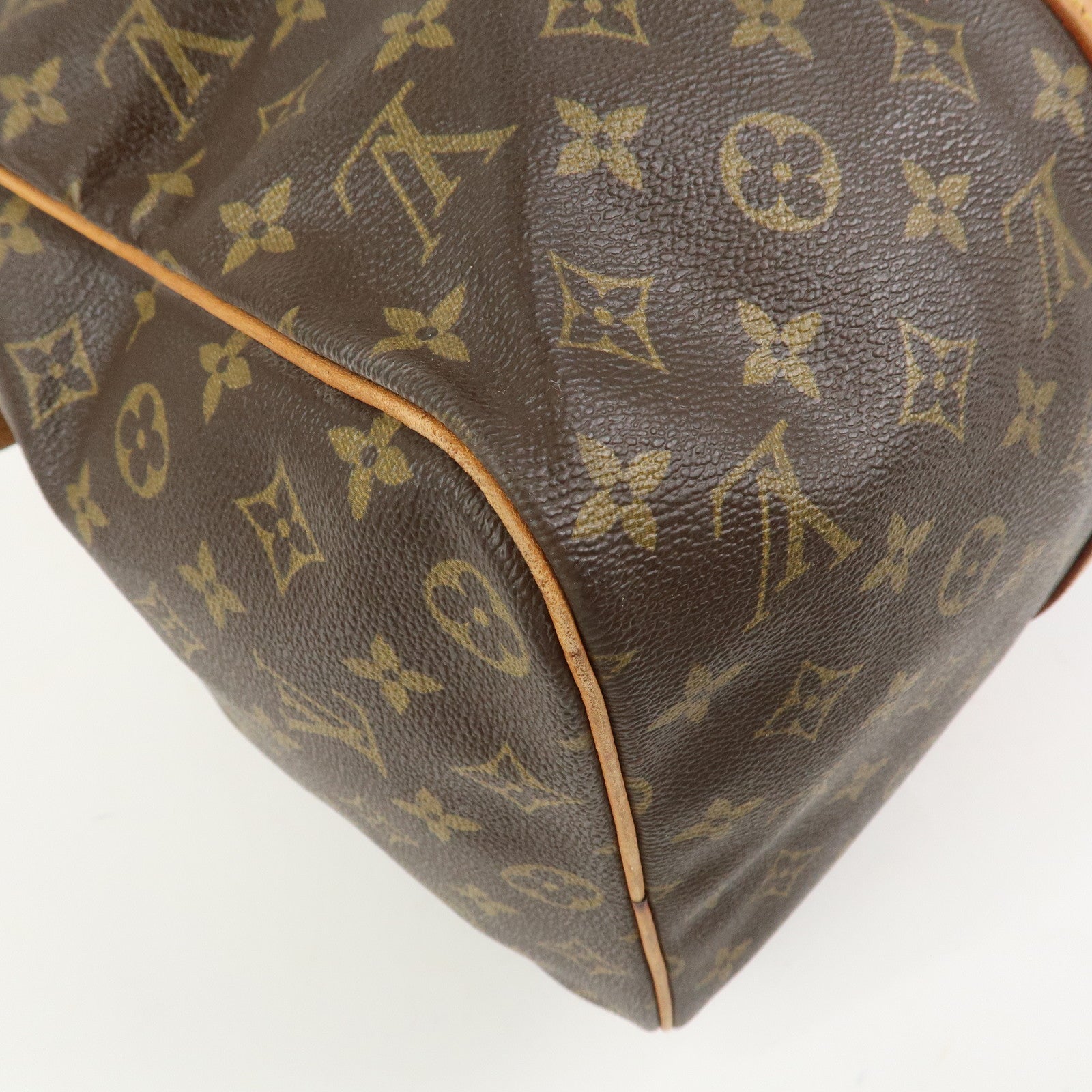 Louis Vuitton Monogram Sac Souple 45 Boston Bag Brown M41624